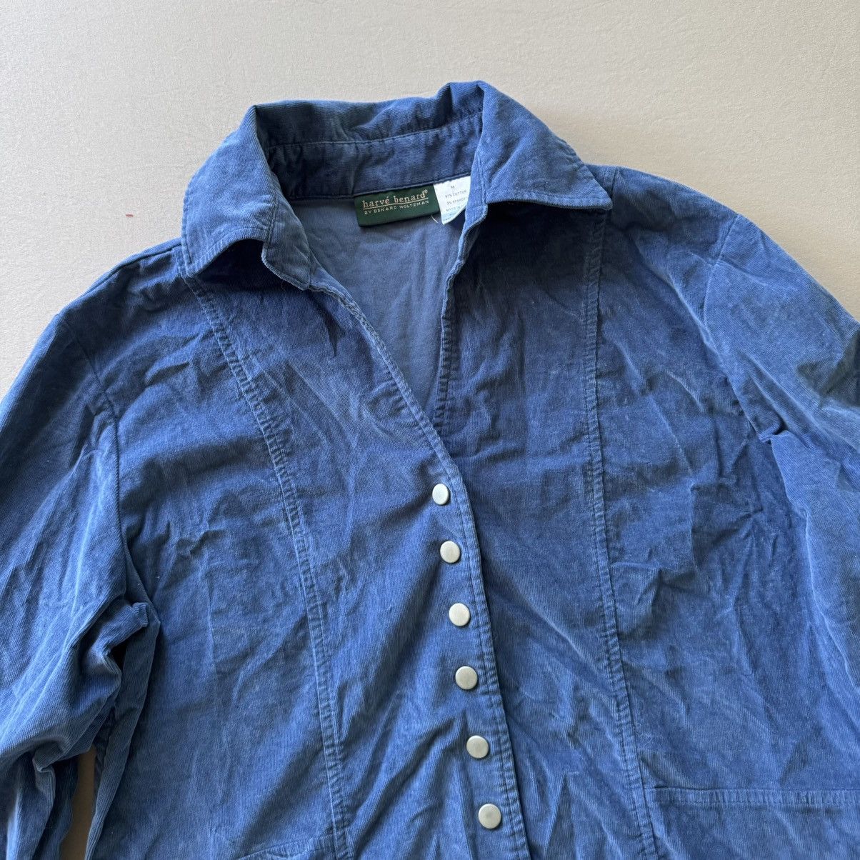 Harve Benard Vintage Benard Holtzman Western Corduroy Shirt Size M / US 6-8 / IT 42-44 - 3 Thumbnail