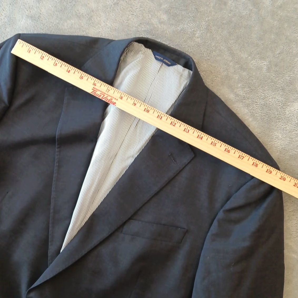 Brooks Brothers Brooks Brothers Blazer Jacket / Coat Madison Fit Two Button Wool Blend Gray 48R Mens Regular Notch Lapel 2 Piece Single-Breasted White Size 48R - 3 Thumbnail