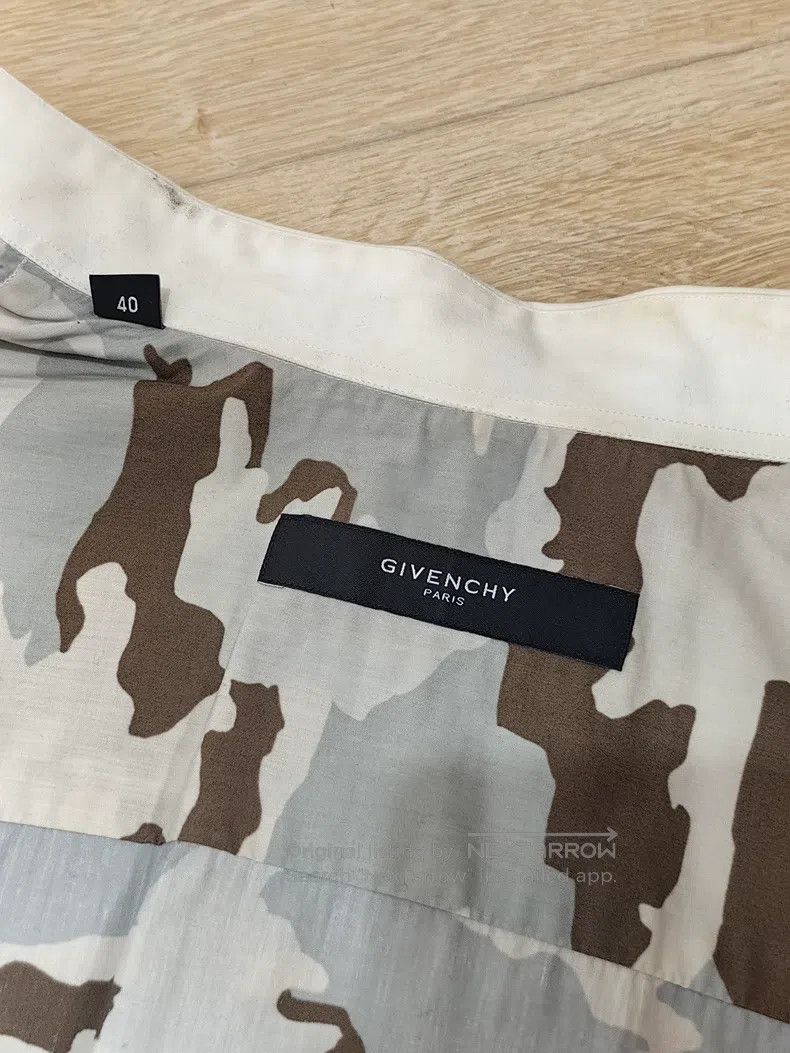 Givenchy Givenchy Camouflage Patchwork Long Sleeve Shirt Size US M / EU 48-50 / 2 - 7 Thumbnail