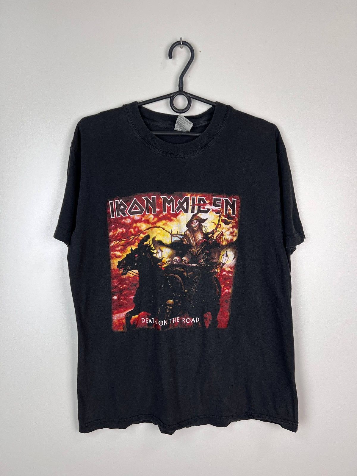 Iron Maiden Iron Maiden Death On The Road band vintage t-shirts 
