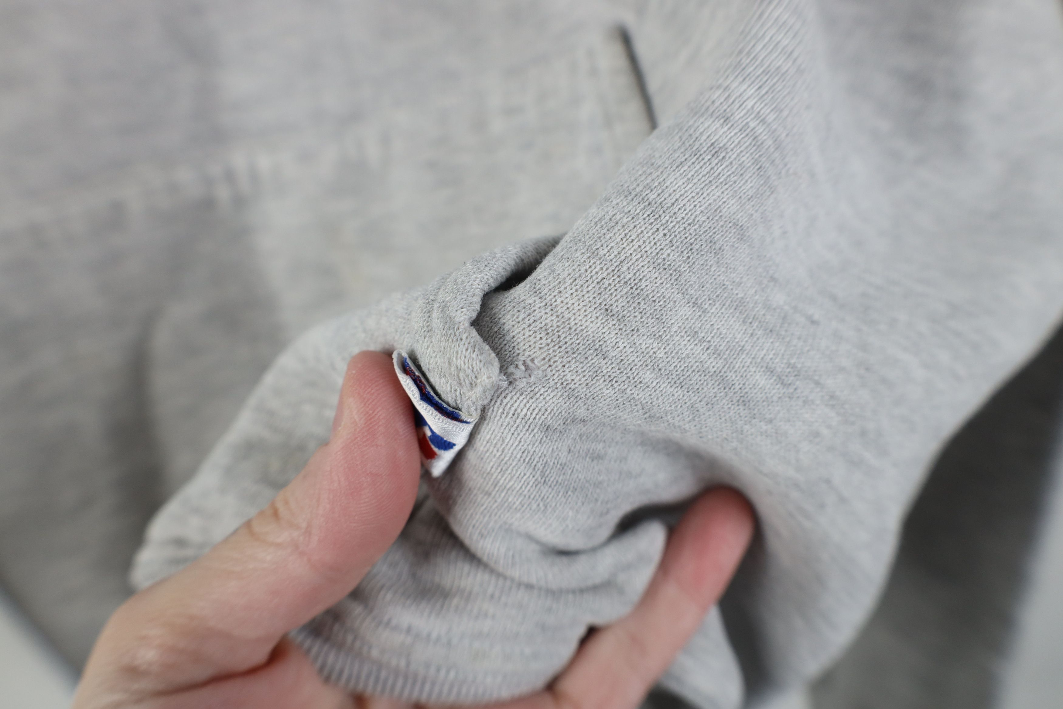 Russell Athletic Vintage 90s Russell Athletic Blank Hoodie Sweatshirt Gray Size US M / EU 48-50 / 2 - 5 Thumbnail