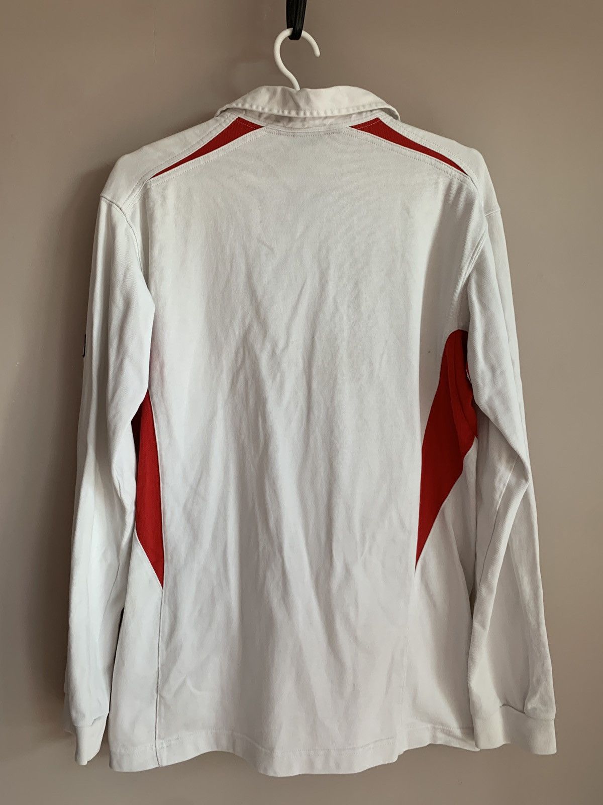 Nike England 2003 Rugby Nike Union Shirt Vintage Long Sleeve Sz L Size US L / EU 52-54 / 3 - 2 Thumbnail
