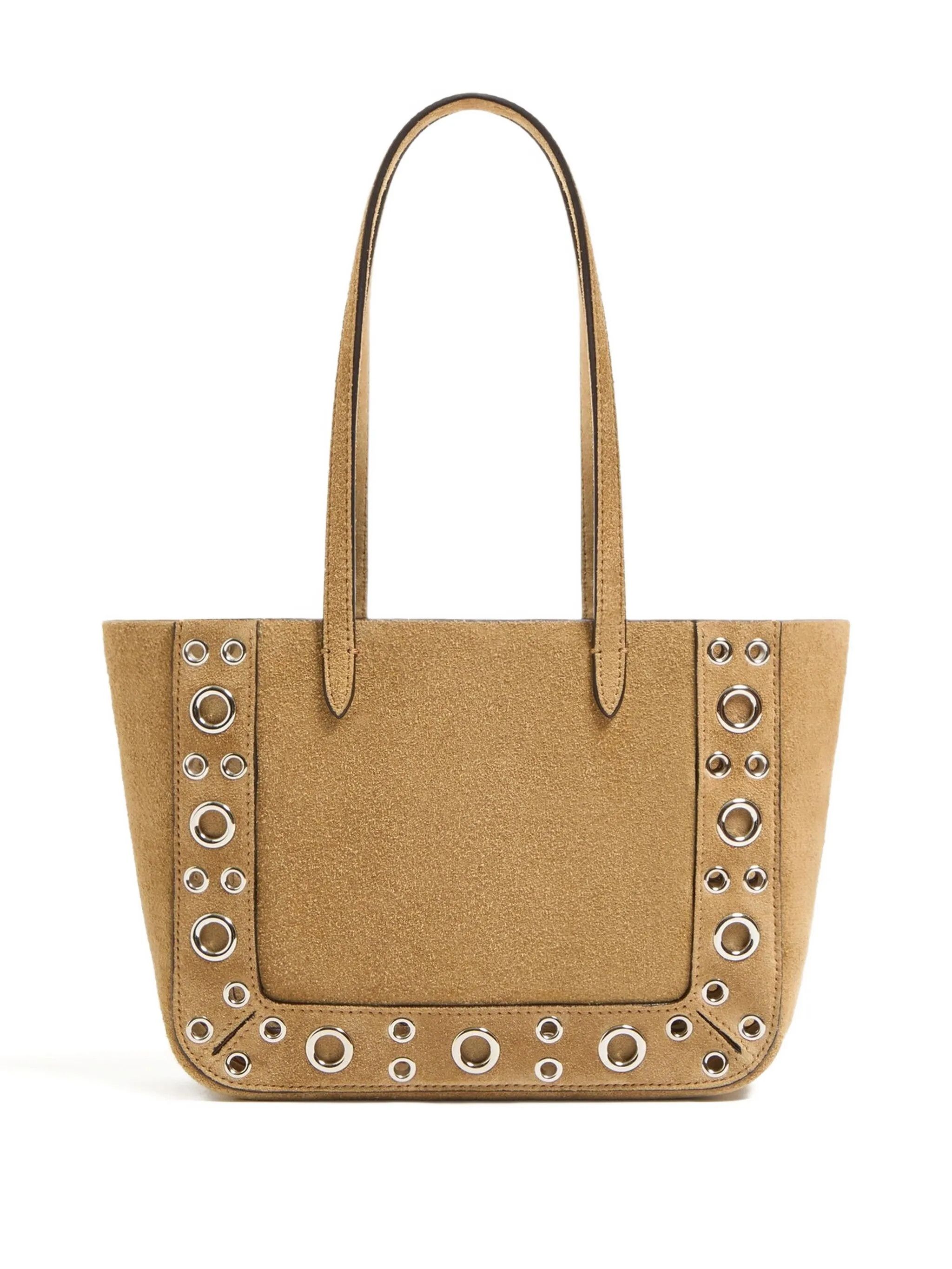 Valentino os11x0826 Size: OS / Nellcôte Mini Suede Shopping Bag Brown Size ONE SIZE - 3 Thumbnail