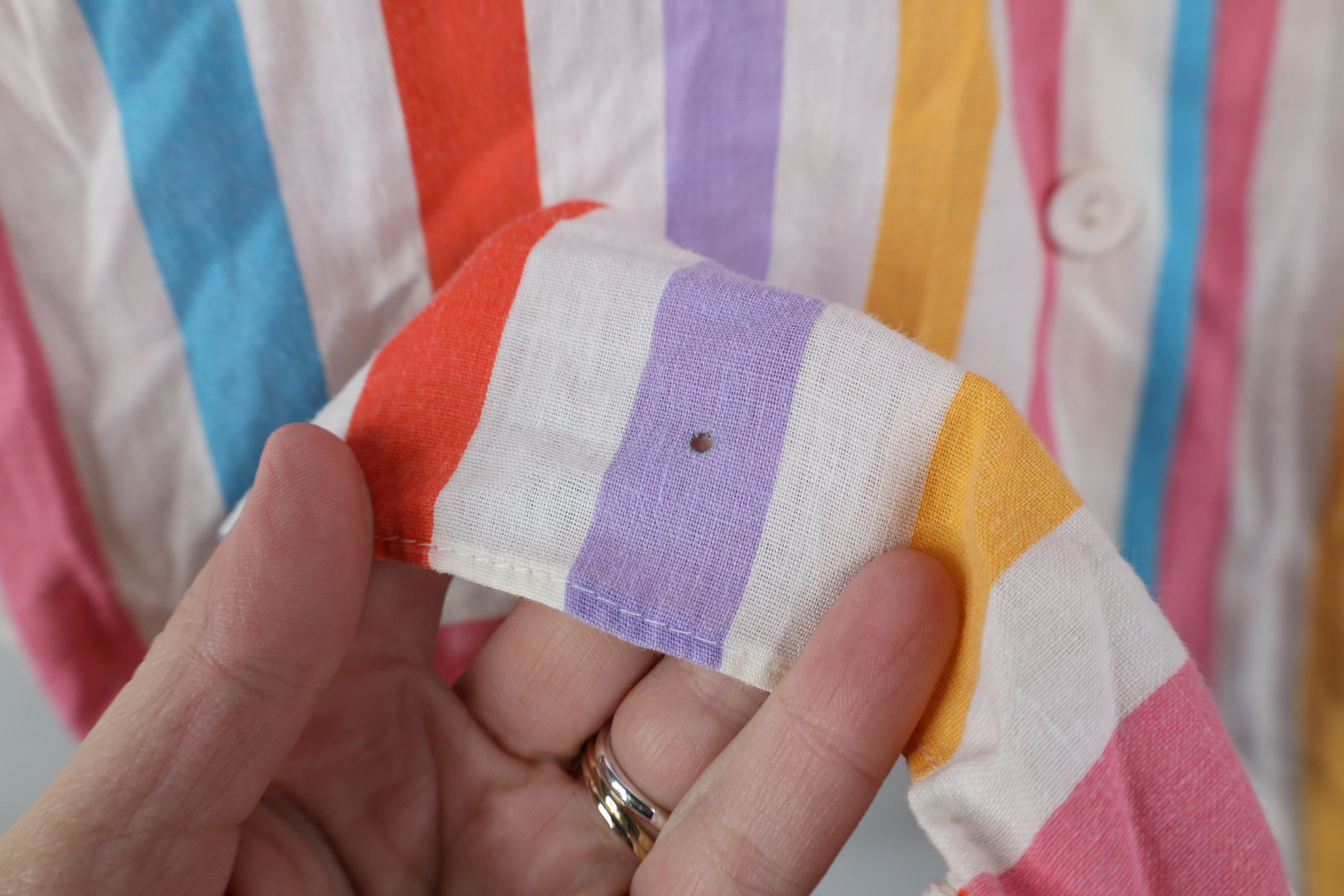 Vintage Vintage 80s 90s Streetwear 3/4 Sleeve Button Shirt USA Size S / US 4 / IT 40 - 4 Thumbnail