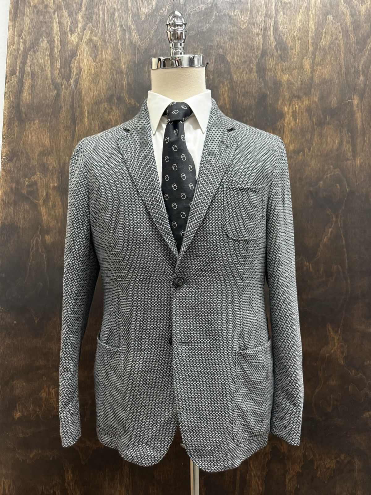 Giorgio Armani Giorgio Armani Black Label Nailhead Upton Jacket Size 44R - 1 Thumbnail