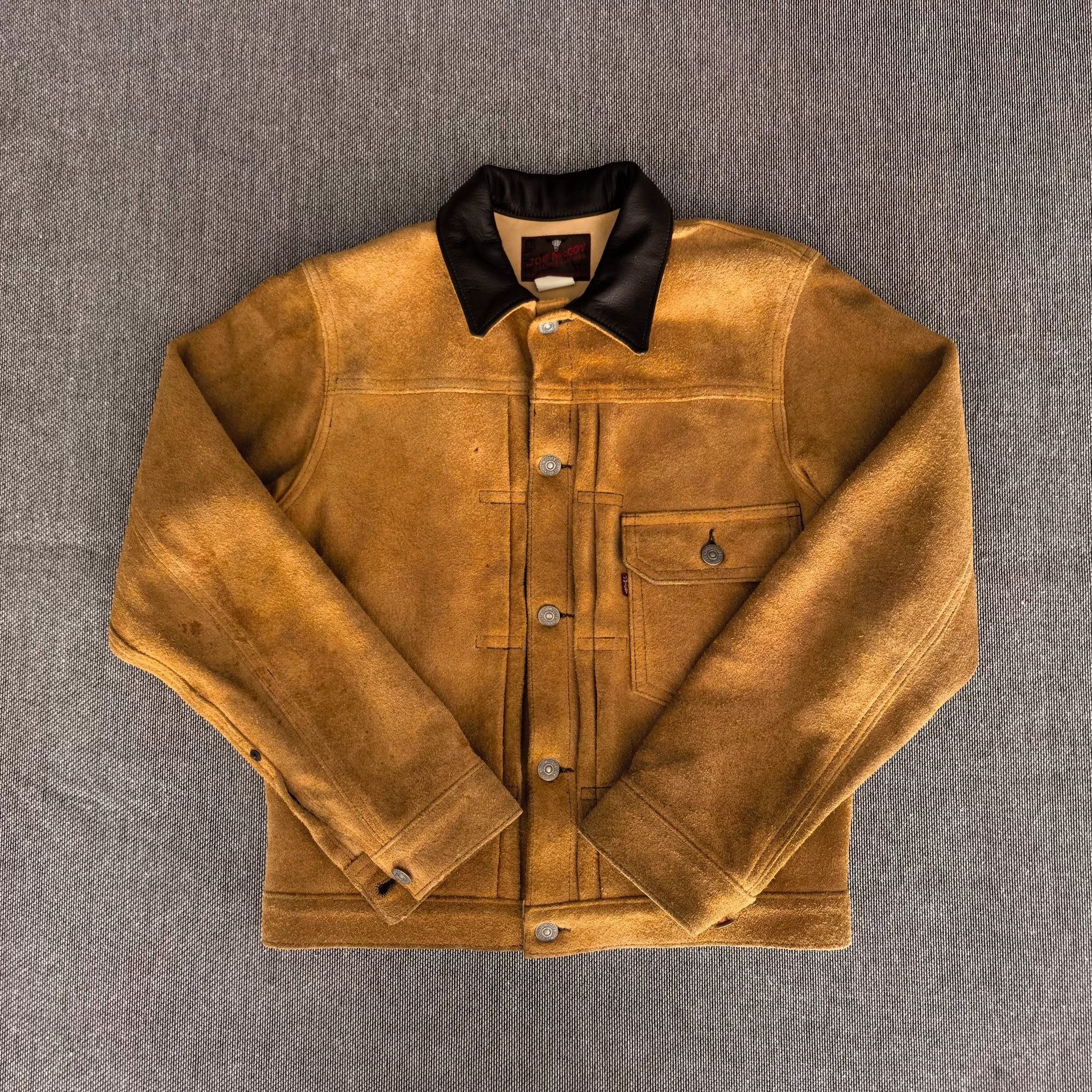 The Real McCoy's real mccoys joe mccoy suede leather jacket Size US S / EU 44-46 / 1 - 1 Thumbnail