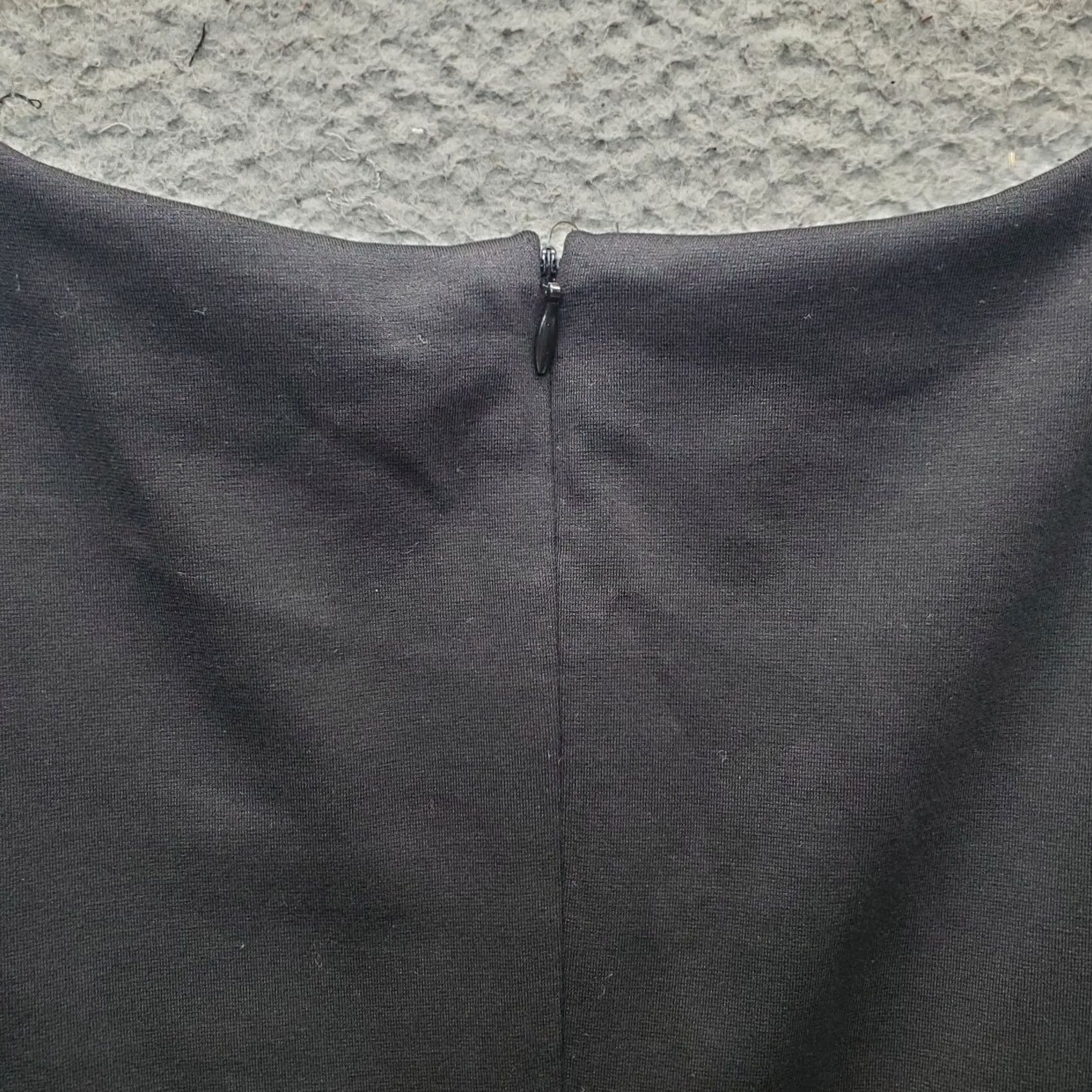 Venus Venus Blouse Womens Size L Black Sheer Balloon Sleeve Square Neck Back Zip Shirt Size L / US 10 / IT 46 - 8 Thumbnail