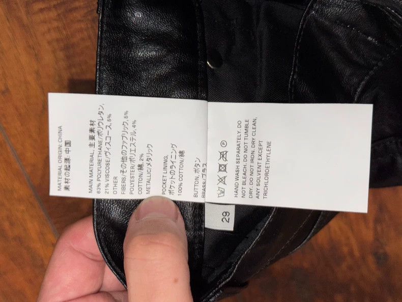 Our Legacy Our Legacy size29 Motorcycle leather trousers Size US 29 - 5 Thumbnail