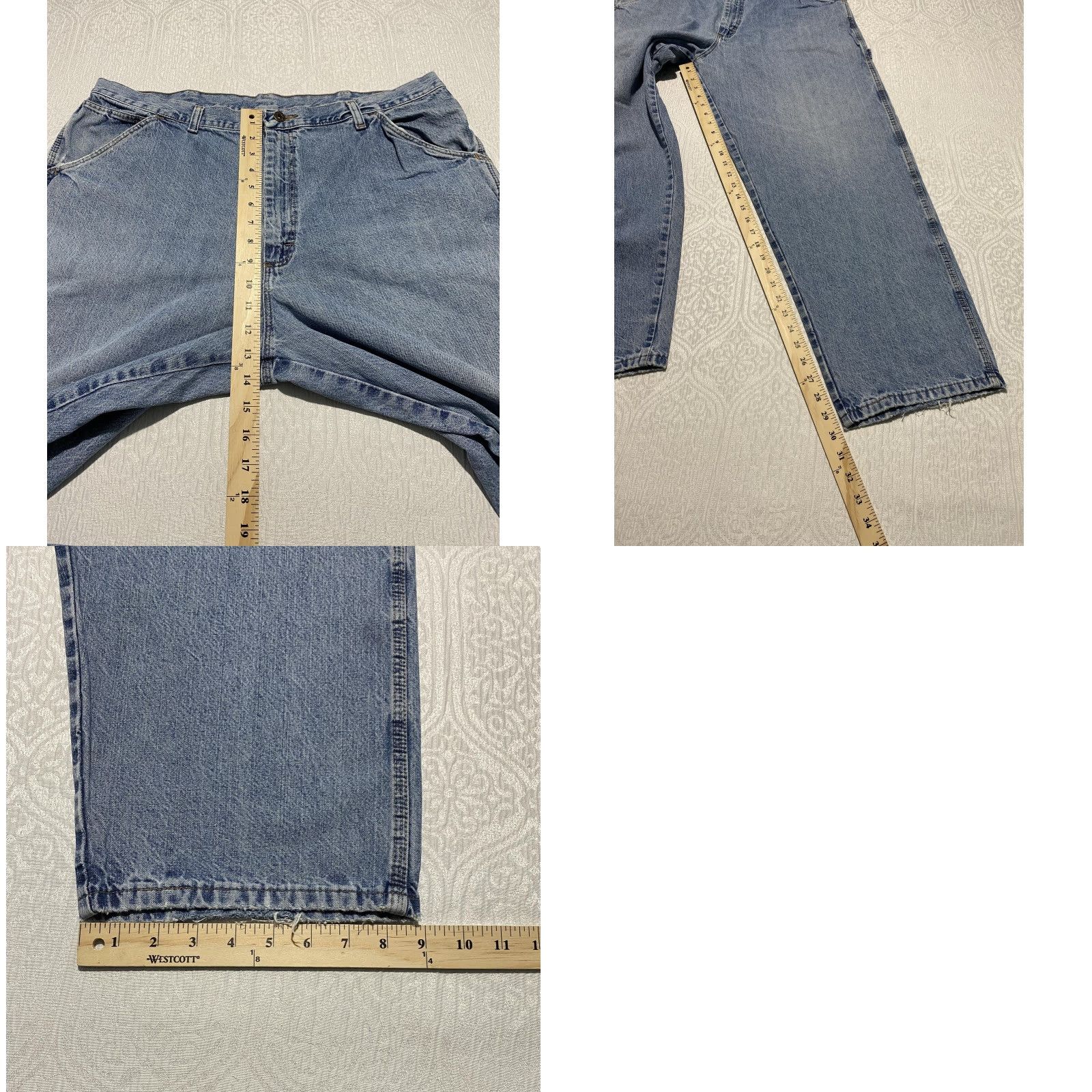 Wrangler Wrangler Jeans Mens 38x30 Blue Carpenter Hammer Loop Workwear Denim Utility Size US 38 / EU 54 - 9 Thumbnail