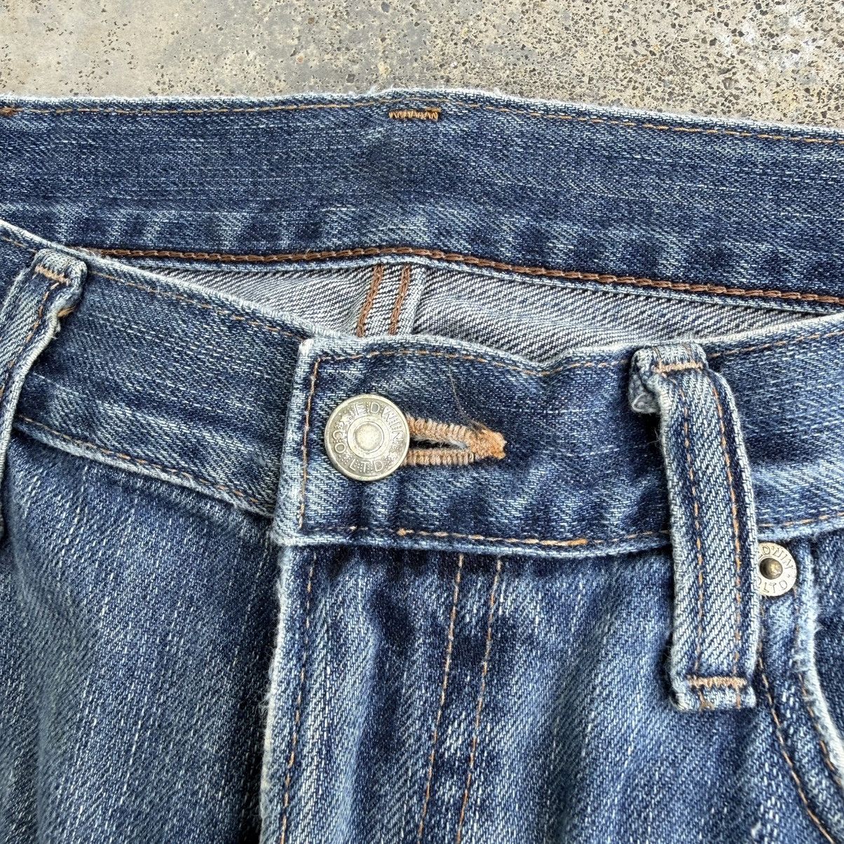 Edwin W32 VINTAGE EDWIN DENIM FADED JEAN PANTS Size US 32 / EU 48 - 5 Thumbnail
