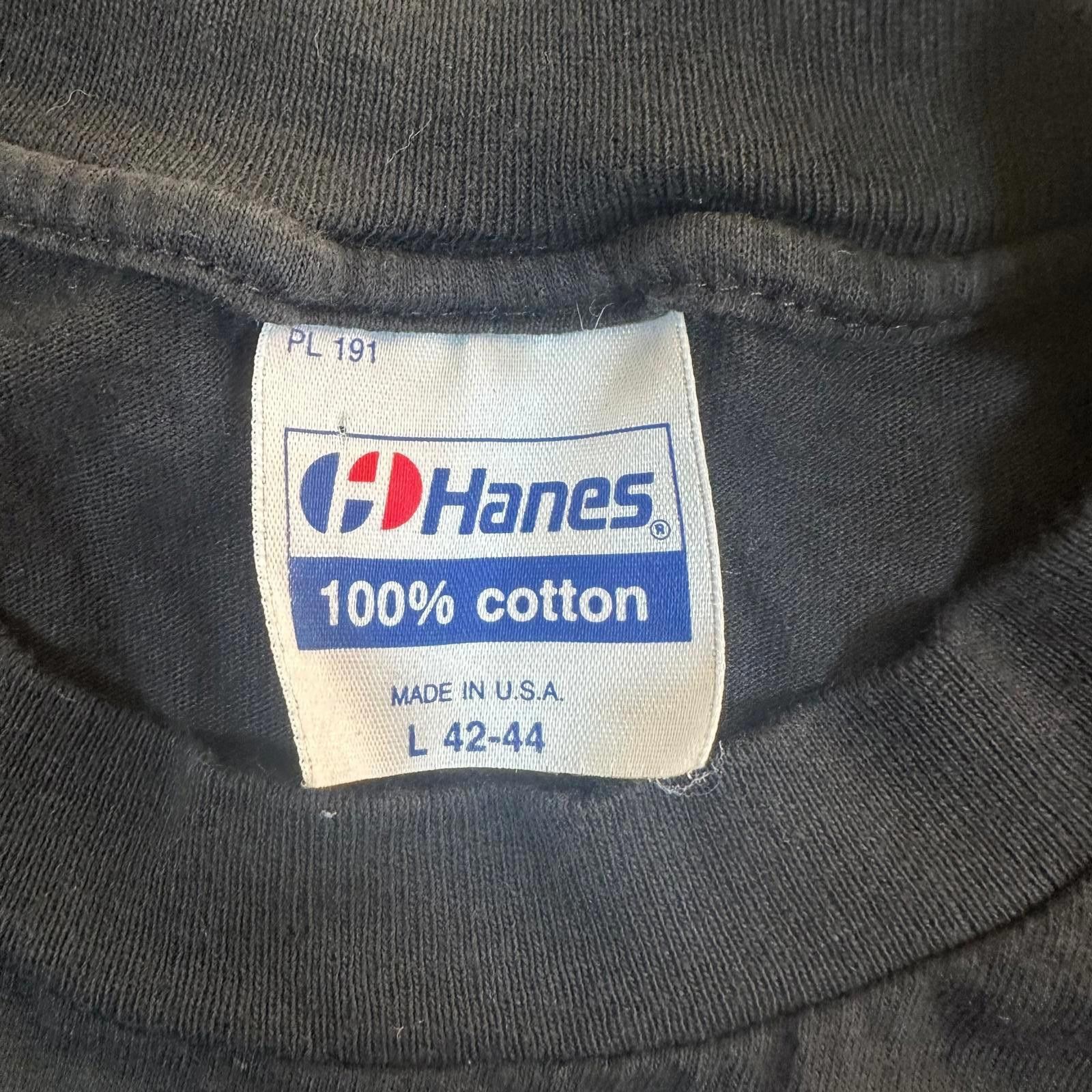 Hanes Hanes Unisex T-shirt Large Black Chicago Band Graphic Size ONE SIZE - 5 Thumbnail