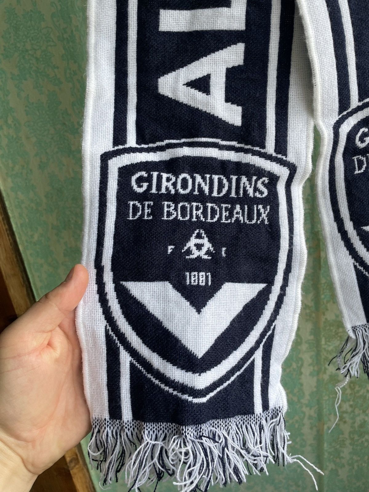 Vintage Vintage Girondins de Bordeaux FC Football Soccer Scarf Allez Size ONE SIZE - 2 Thumbnail