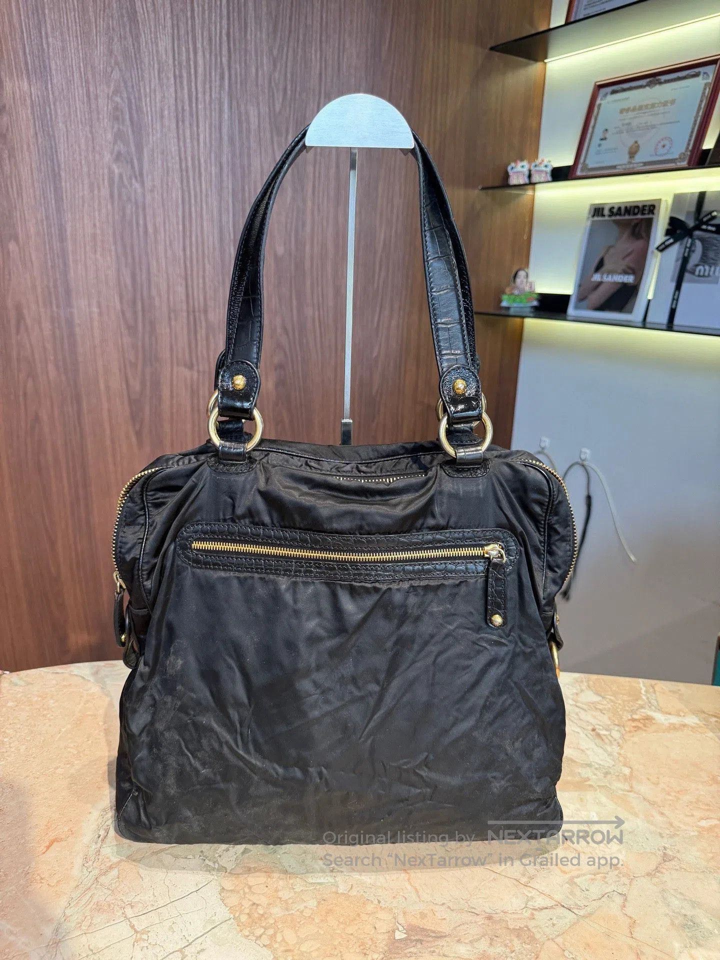 Tod's TOD'S Black Leather Motorcycle Shoulder Bag. Size ONE SIZE - 2 Thumbnail