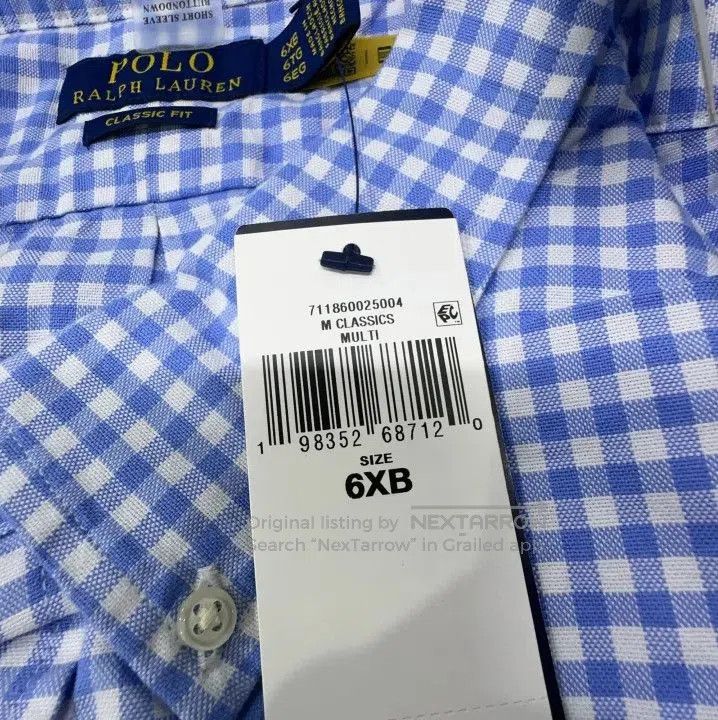 Polo Ralph Lauren Polo Ralph Lauren Check Short Sleeve Button. Size US XL / EU 56 / 4 - 5 Thumbnail