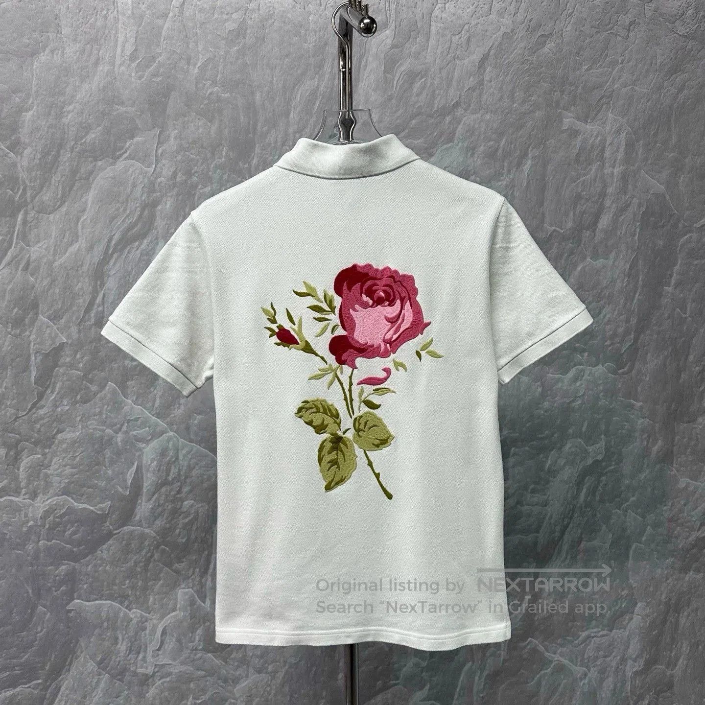 Dior Dior Rose Embroidery Polo Short Sleeve. Size US S / EU 44-46 / 1 - 4 Thumbnail