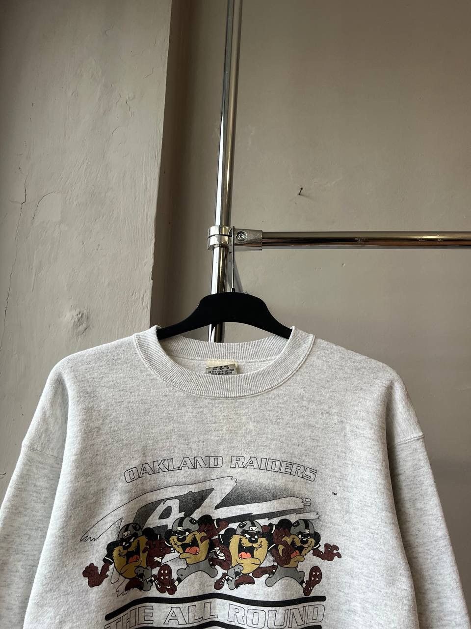 Nutmeg 1994/95 NFL LOS ANGELES RAIDERS LOONEY TUNES TAZ SWEATSHIRT Size US L / EU 52-54 / 3 - 3 Thumbnail