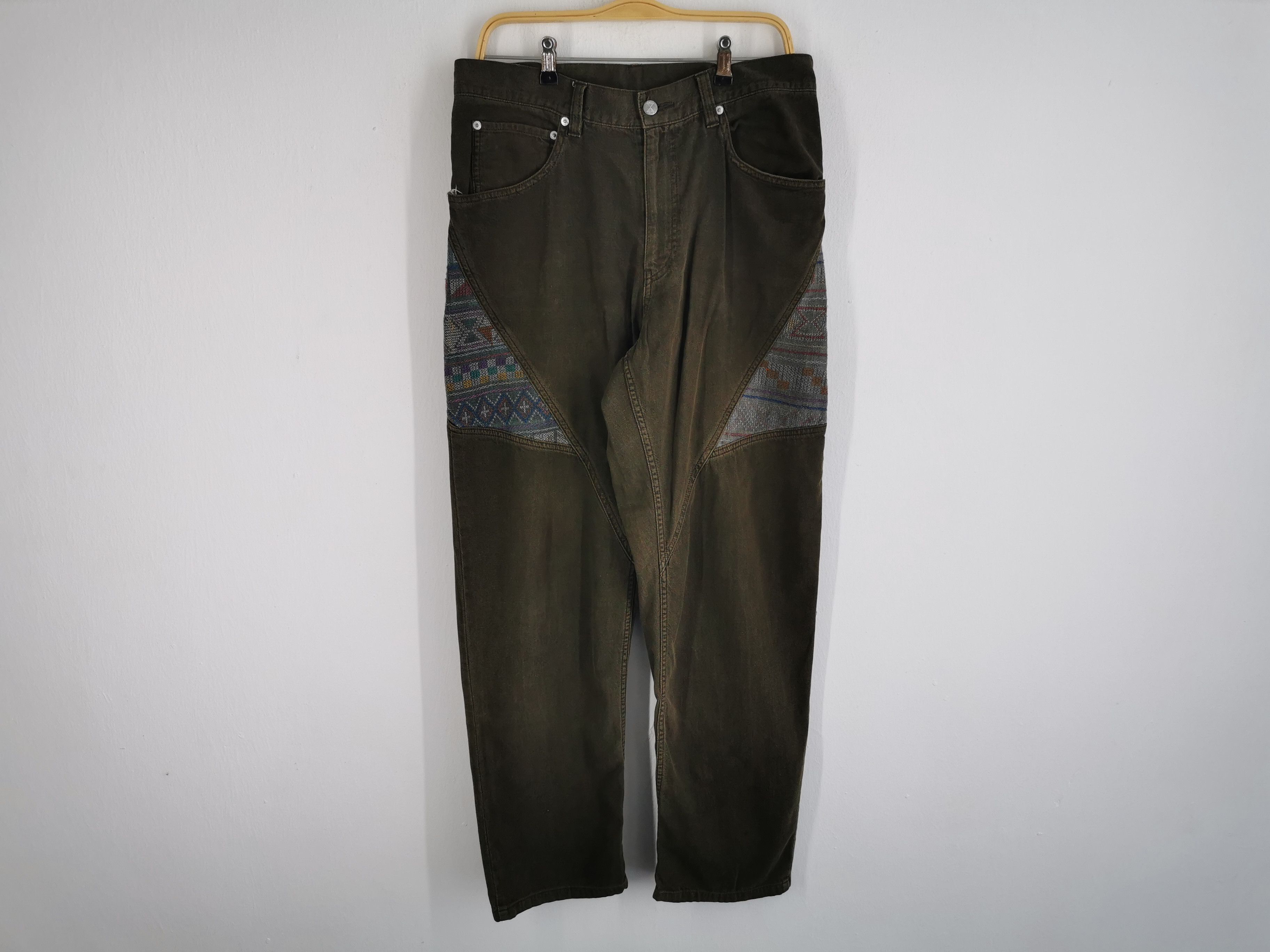 Issey Miyake Vintage 90's Issey Miyake X Final Home Denim Made In Japan Size US 31 - 2 Thumbnail