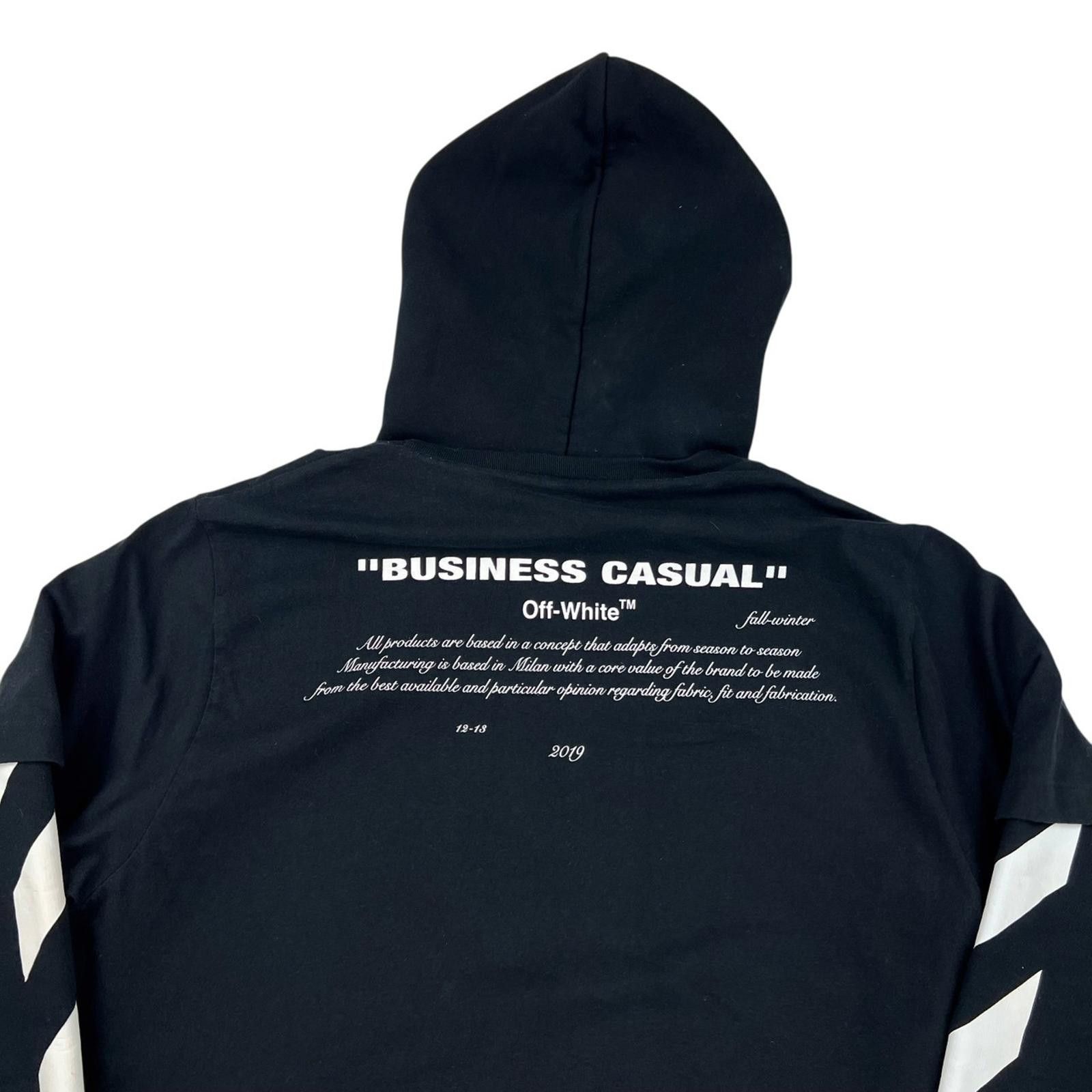 Off-White Off-White Bernini Double Layered Hoodie Size US S / EU 44-46 / 1 - 3 Thumbnail