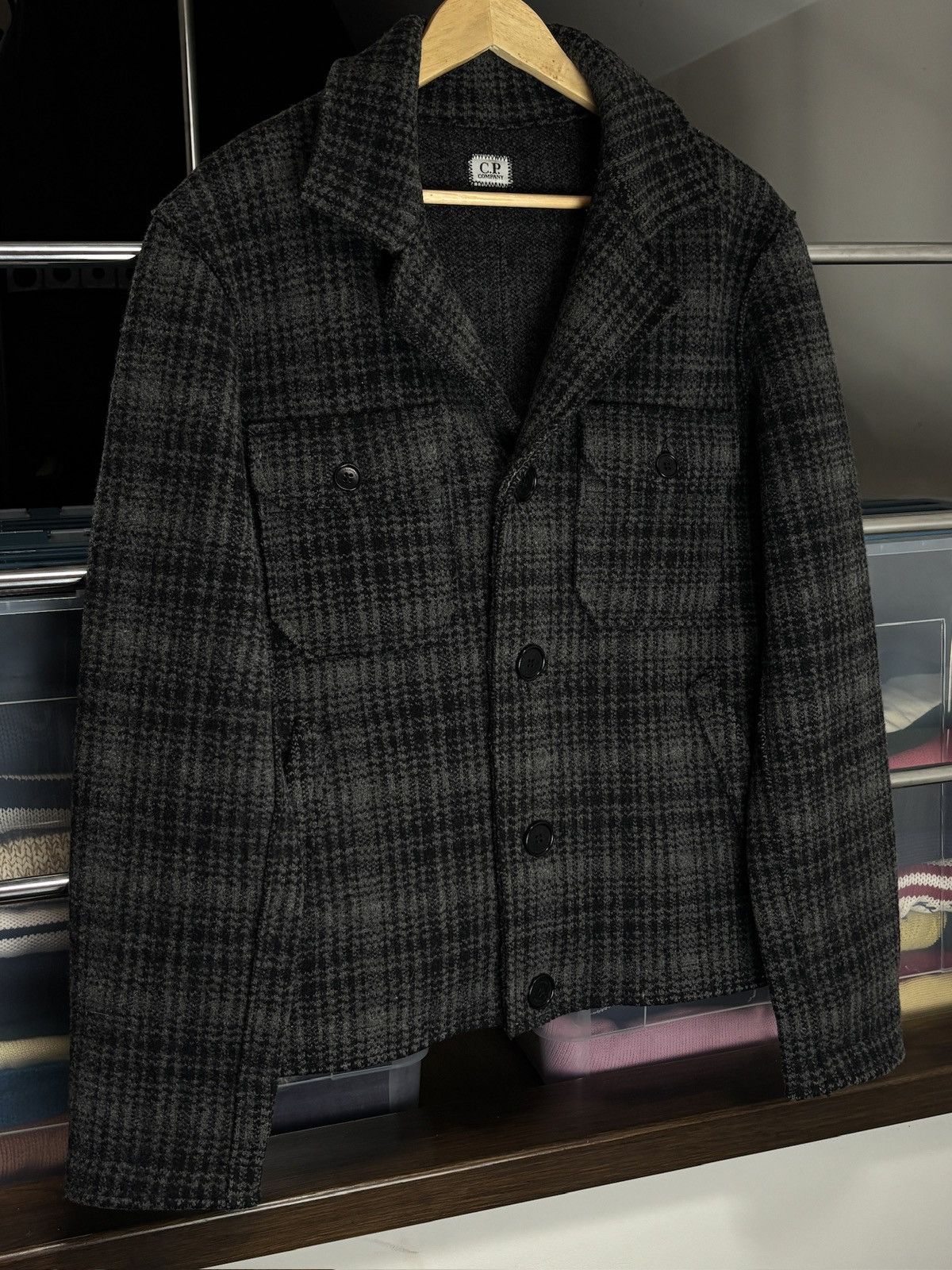 C.P. Company C.P. Company AW09 Wool Button Up Vintage Jacket Size US L / EU 52-54 / 3 - 2 Thumbnail