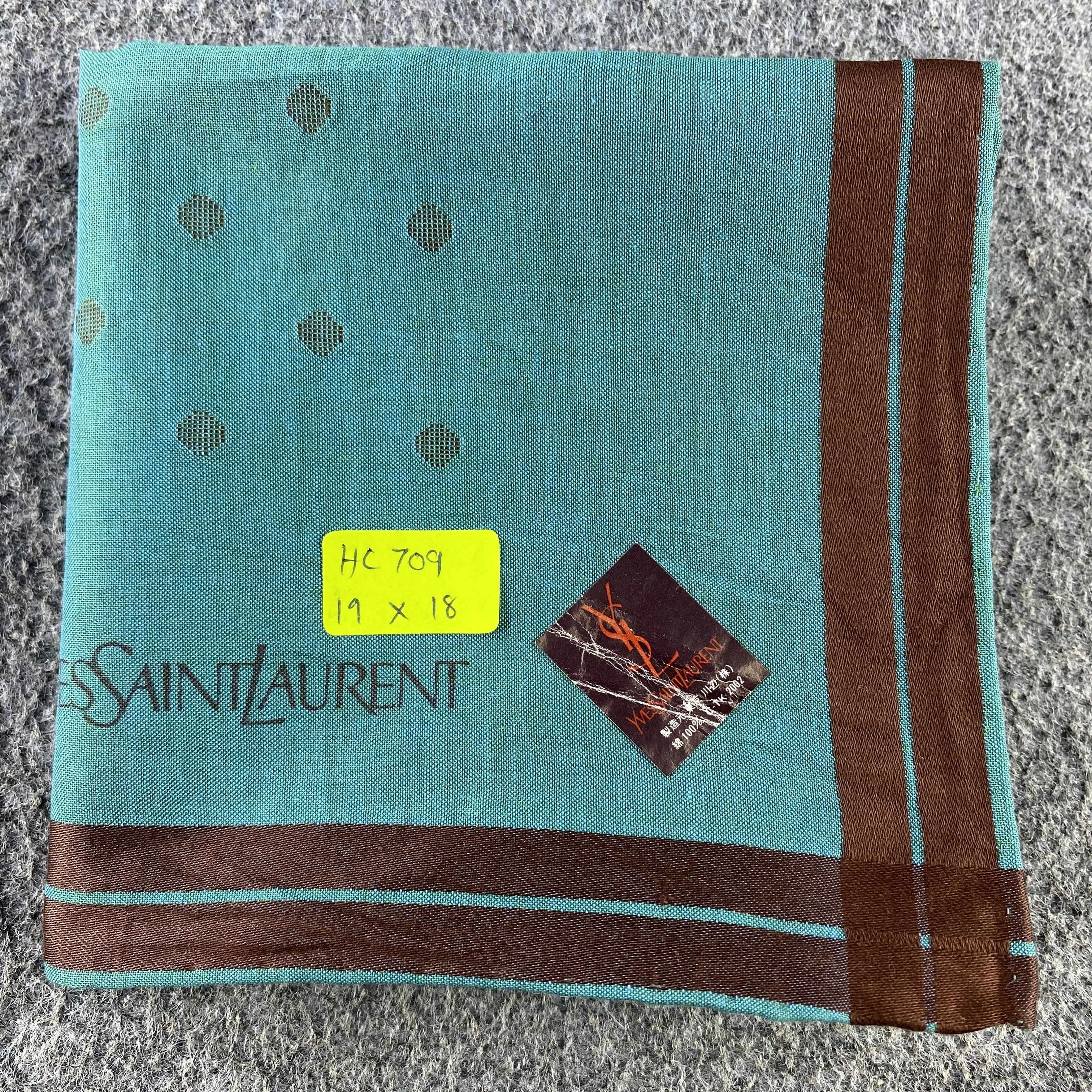 Vintage × Yves Saint Laurent Yves Saint Laurent Handkerchief/Neckerchief/Bandana HC709 Size ONE SIZE - 5 Thumbnail
