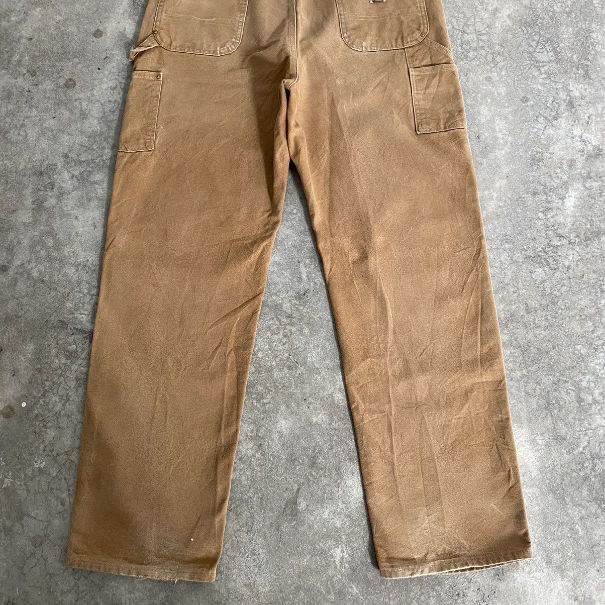 Carhartt Vintage Carhartt Double Knee Faded Tan Carpenter Pants Size US 39 - 14 Thumbnail