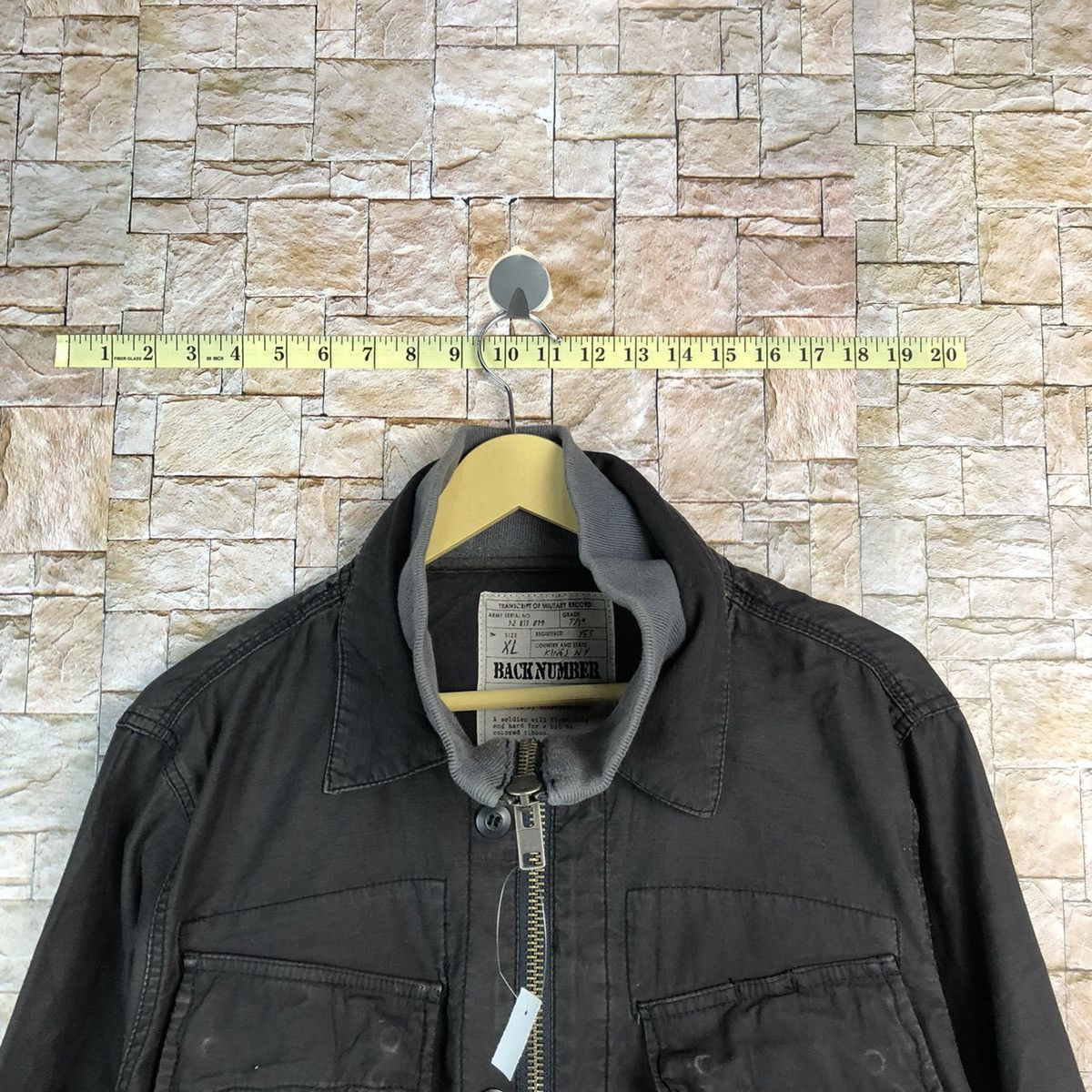 Japanese Brand Back Number Black Bombers Jacket #A839 Size US XL / EU 56 / 4 - 4 Thumbnail