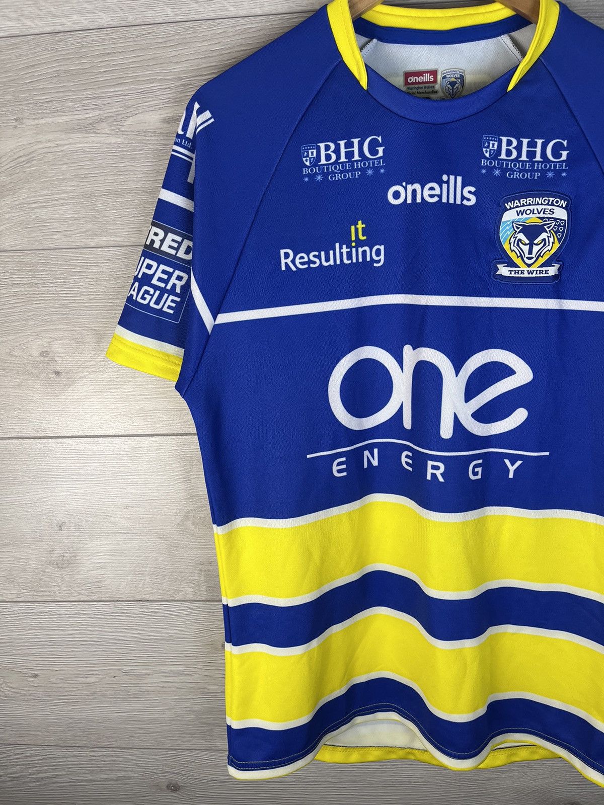 Other Mens rugby jersey size S o’neills Warrington Wolves Size US S / EU 44-46 / 1 - 5 Thumbnail