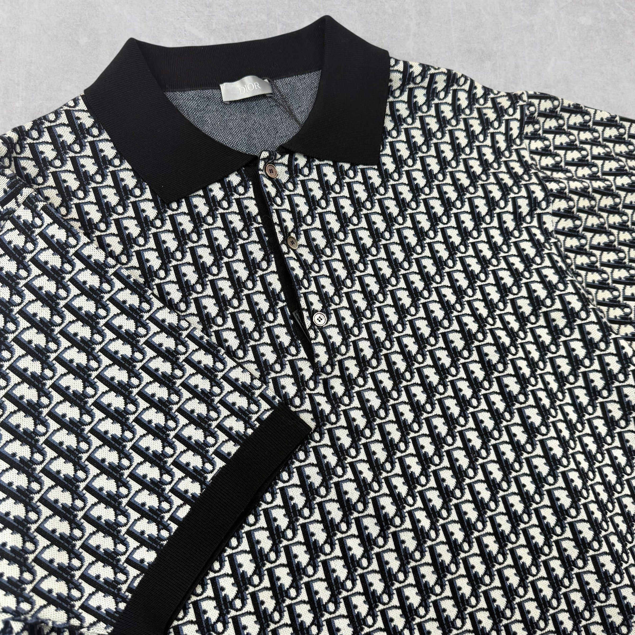 Dior Dior Oblique Polo Shirt M Size US M / EU 48-50 / 2 - 3 Thumbnail
