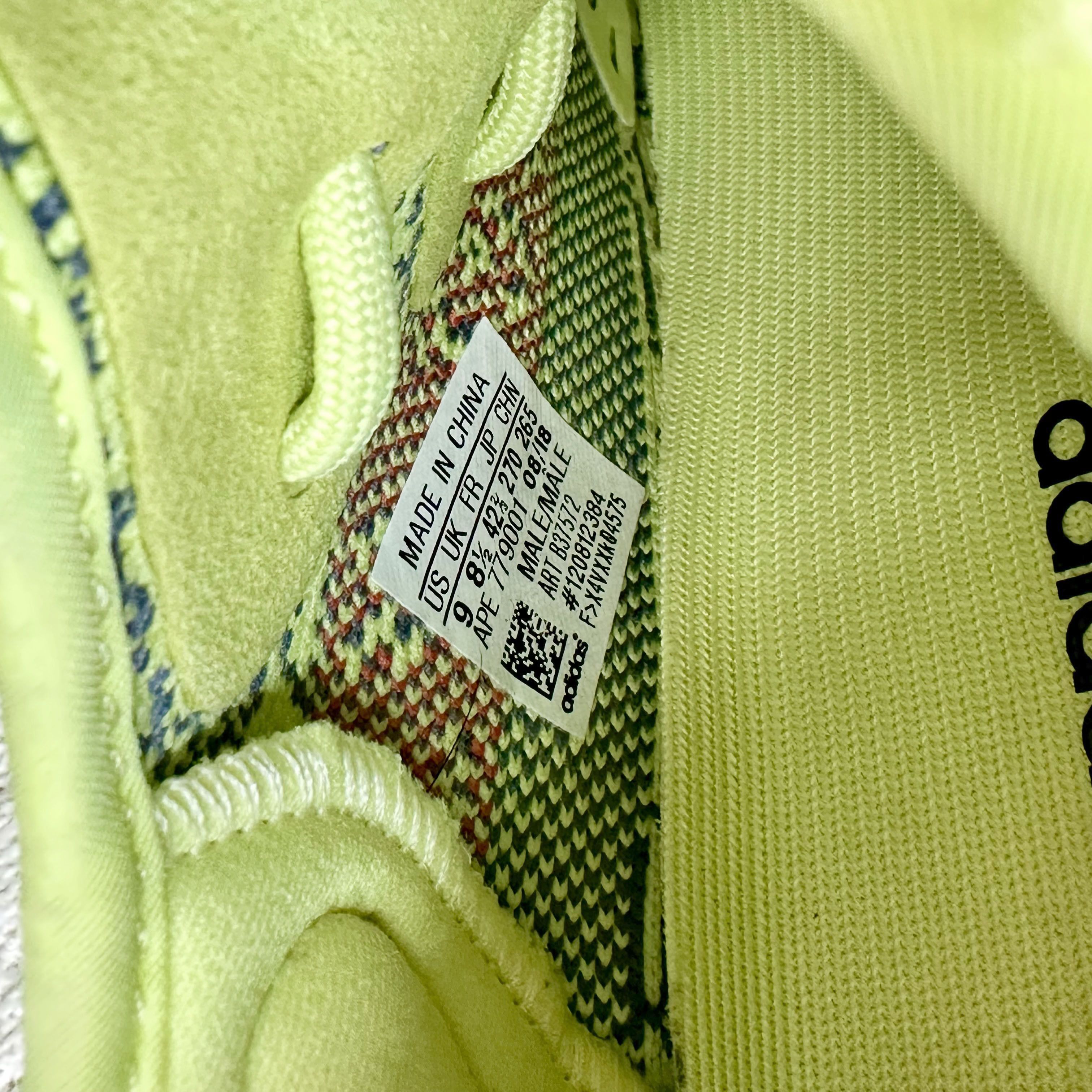Adidas YEEZY BOOST 350 V2 ‘SEMI FROZEN YELLOW’ SNEAKERS Size 9 US Size US 9 / EU 42 - 8 Thumbnail