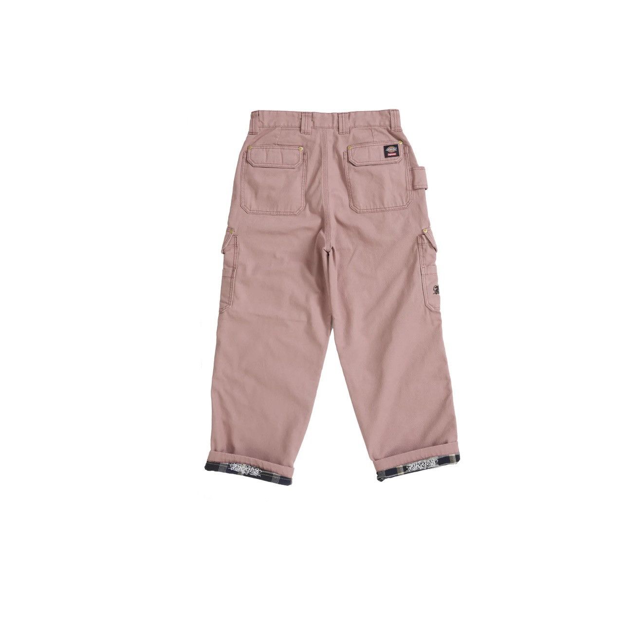 Dickies × Supreme Supreme Dickies Cargo Flannel Lined Cargo Pants Pink Size 30 Size US 30 / EU 46 - 2 Thumbnail