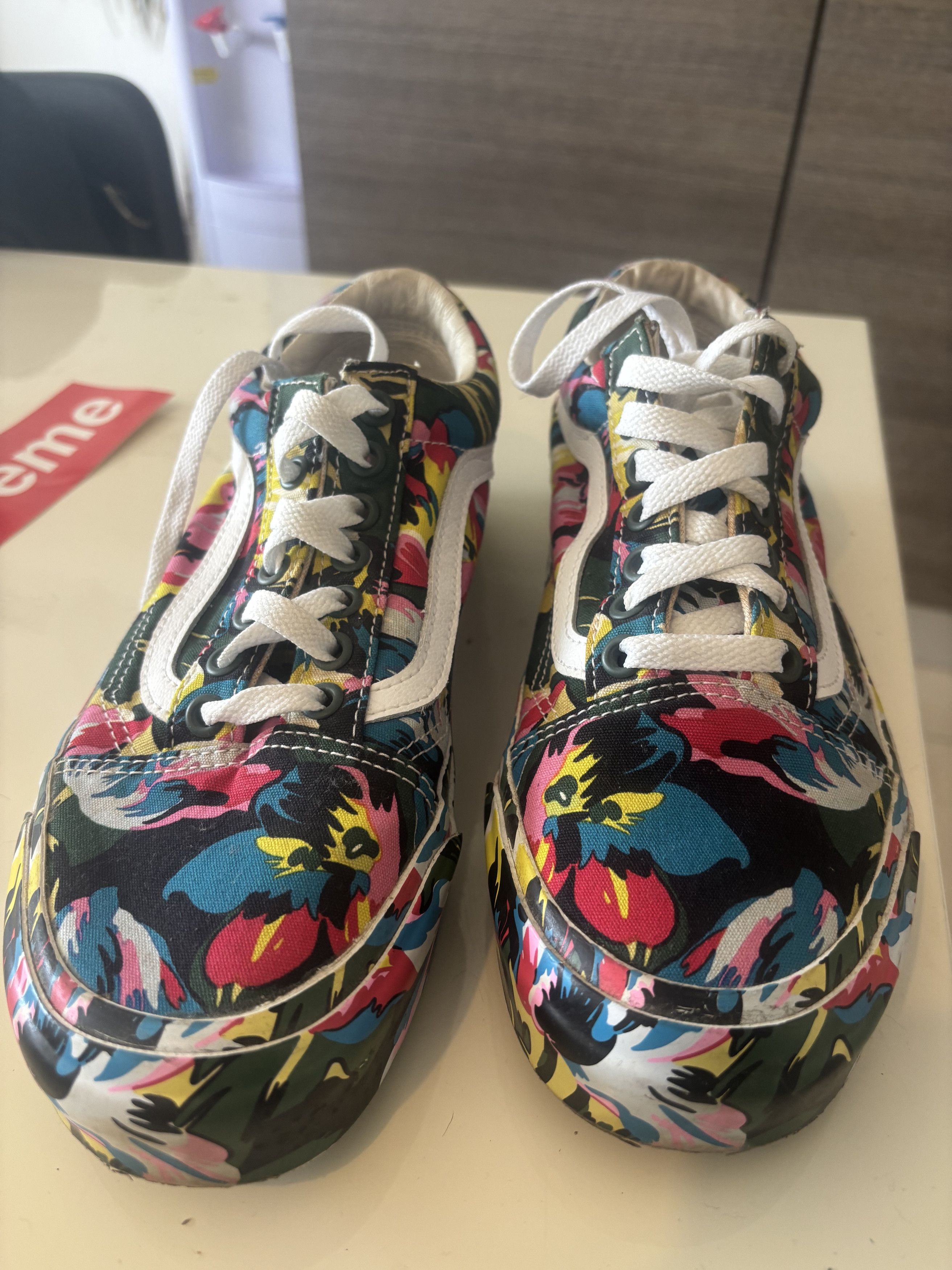Vans Kenzo x Vans Vault Old Skool Floral Print Size US 7.5 / EU 40-41 - 1 Thumbnail