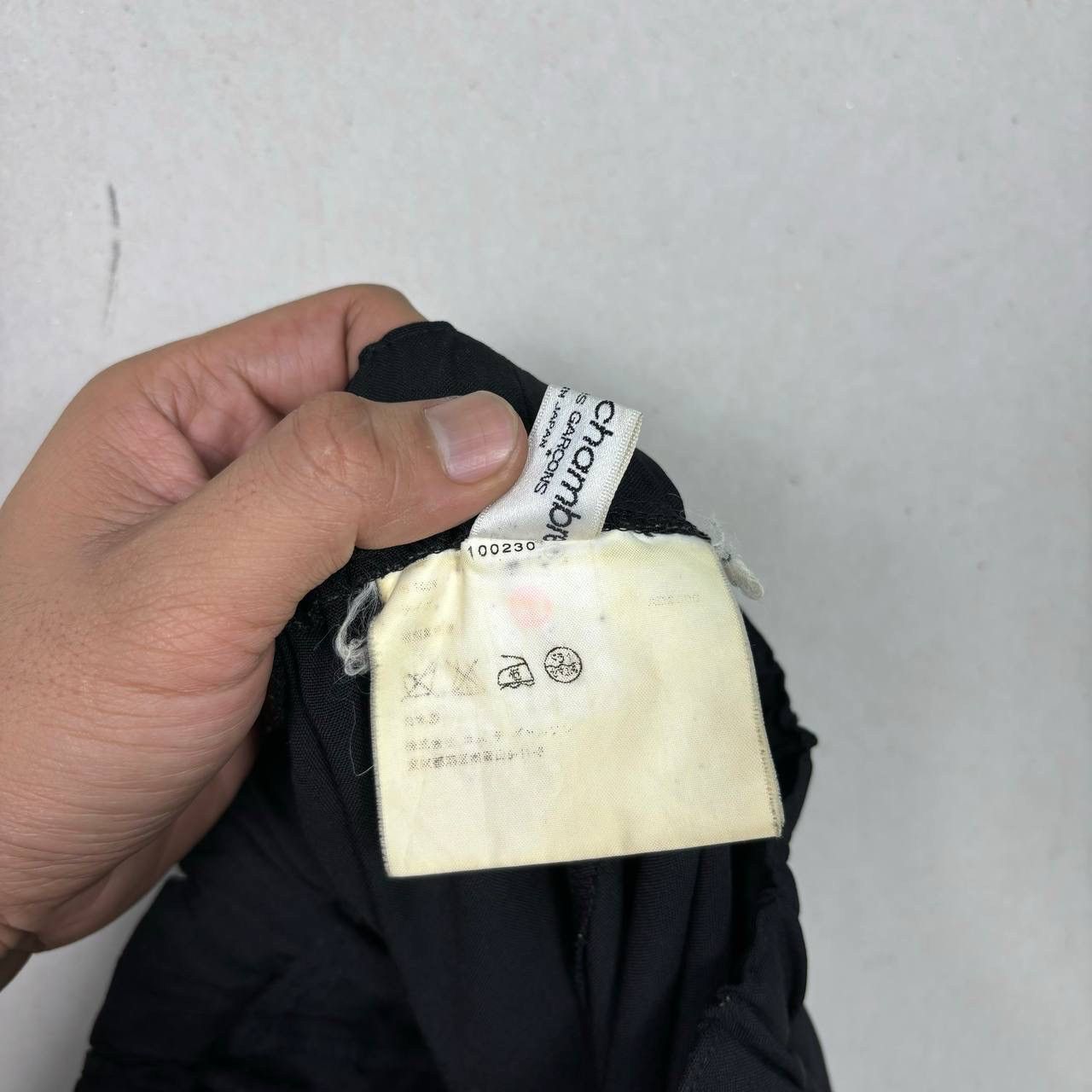 Comme des Garcons Thrashed AD2000 Comme Des Garcons Wool Wide Leg Pants Size US 30 / EU 46 - 14 Thumbnail