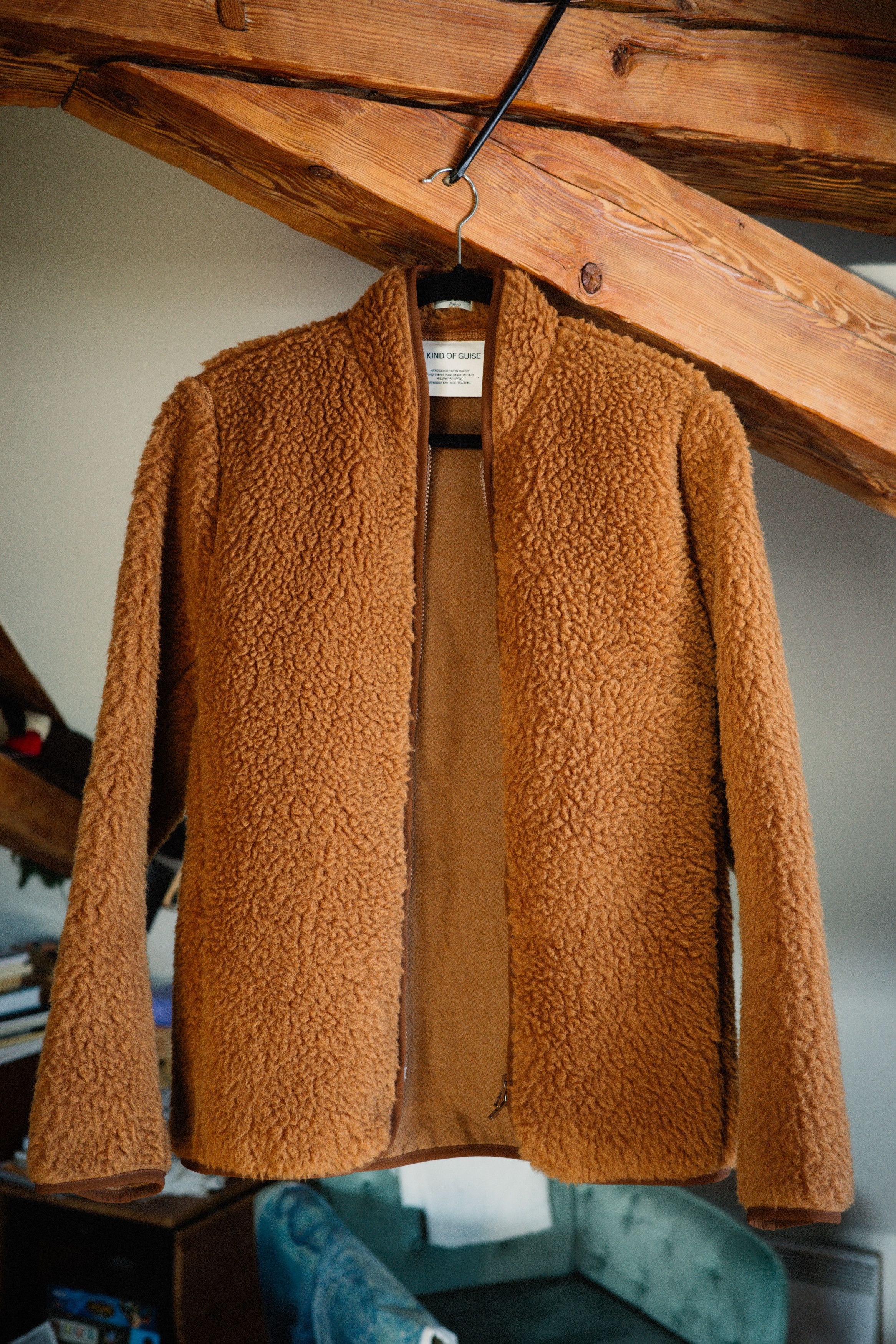 A Kind Of Guise Floki Fleece Jacket Caramel AW23 Size US S / EU 44-46 / 1 - 1 Thumbnail