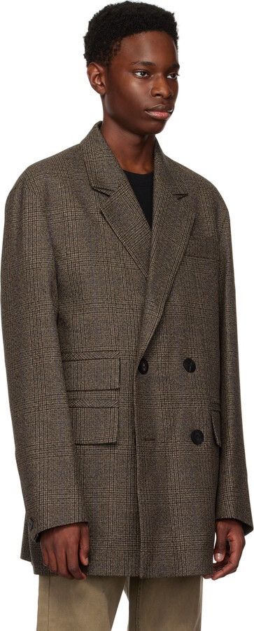 Wooyoungmi !DS! AW23 Wooyoungmi Brown Double Breasted Coat Jacket Size US L / EU 52-54 / 3 - 23 Thumbnail