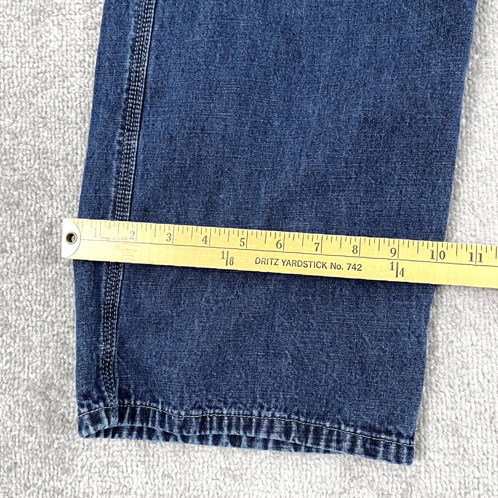 Levi's VINTAGE Levi's SilverTab Wide Leg Jeans Mens 34x32 Blue Denim Retro Y2K Size US 33 - 7 Thumbnail