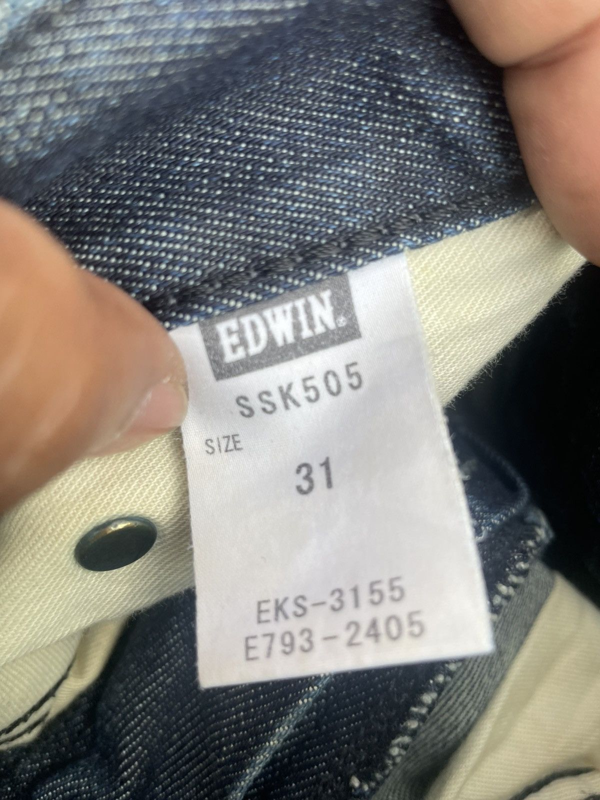 Edwin Vintage Edwin SKK505 Redline Denim Size US 34 / EU 50 - 19 Thumbnail