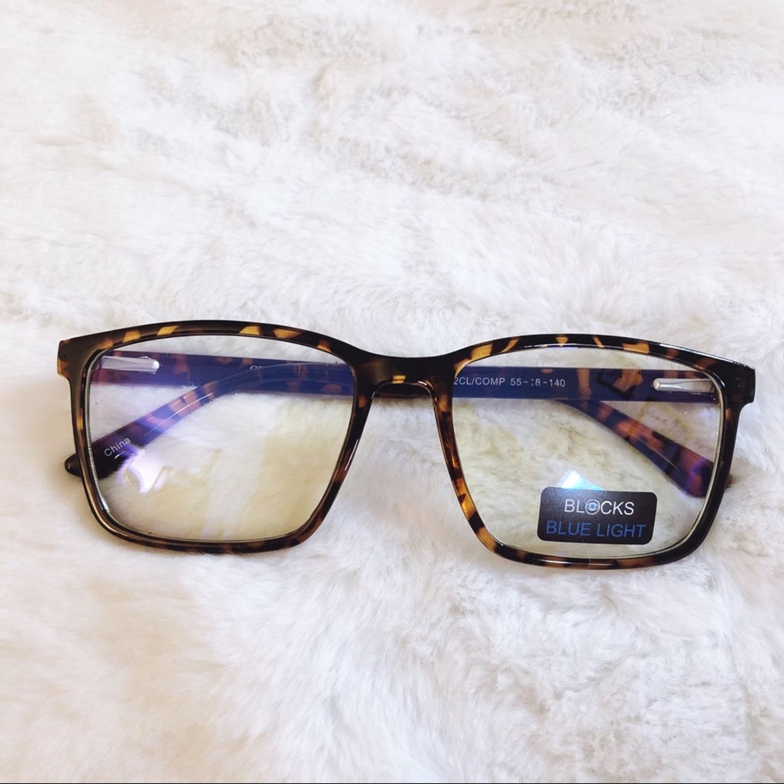 Other Elena Tortoise Brown Computer Blue Light Glasses Size ONE SIZE - 1 Thumbnail