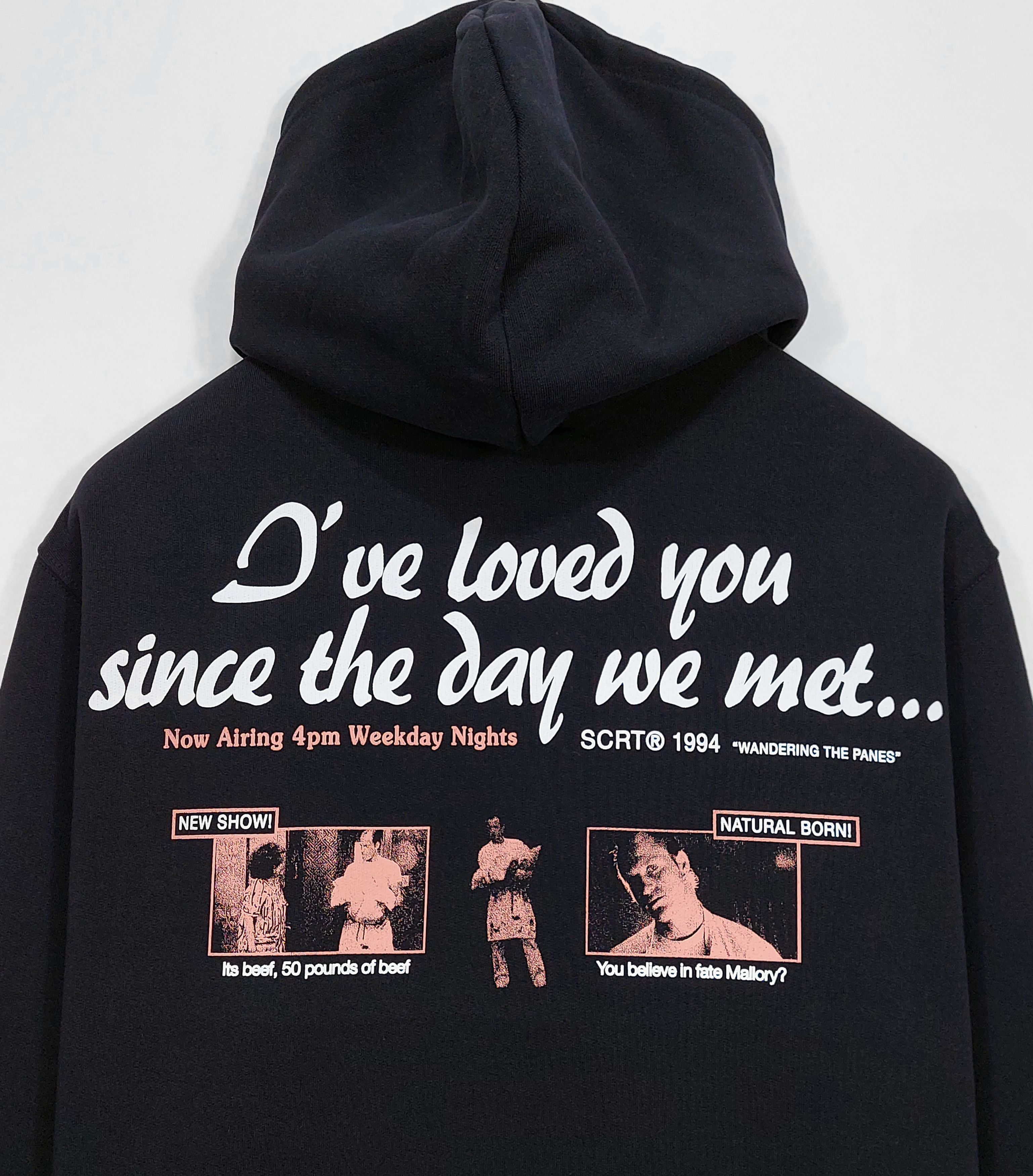 SCRT i love Mallory cotton hoodie - black S Size US S / EU 44-46 / 1 - 8 Thumbnail