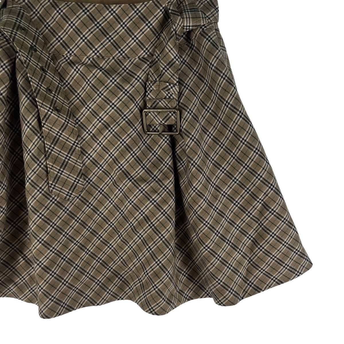 Burberry 🔥VINTAGE BURBERRY LONDON BLUE LABEL SKIRT NOVA CHECK Size 26" / US 2 / IT 38 - 4 Thumbnail