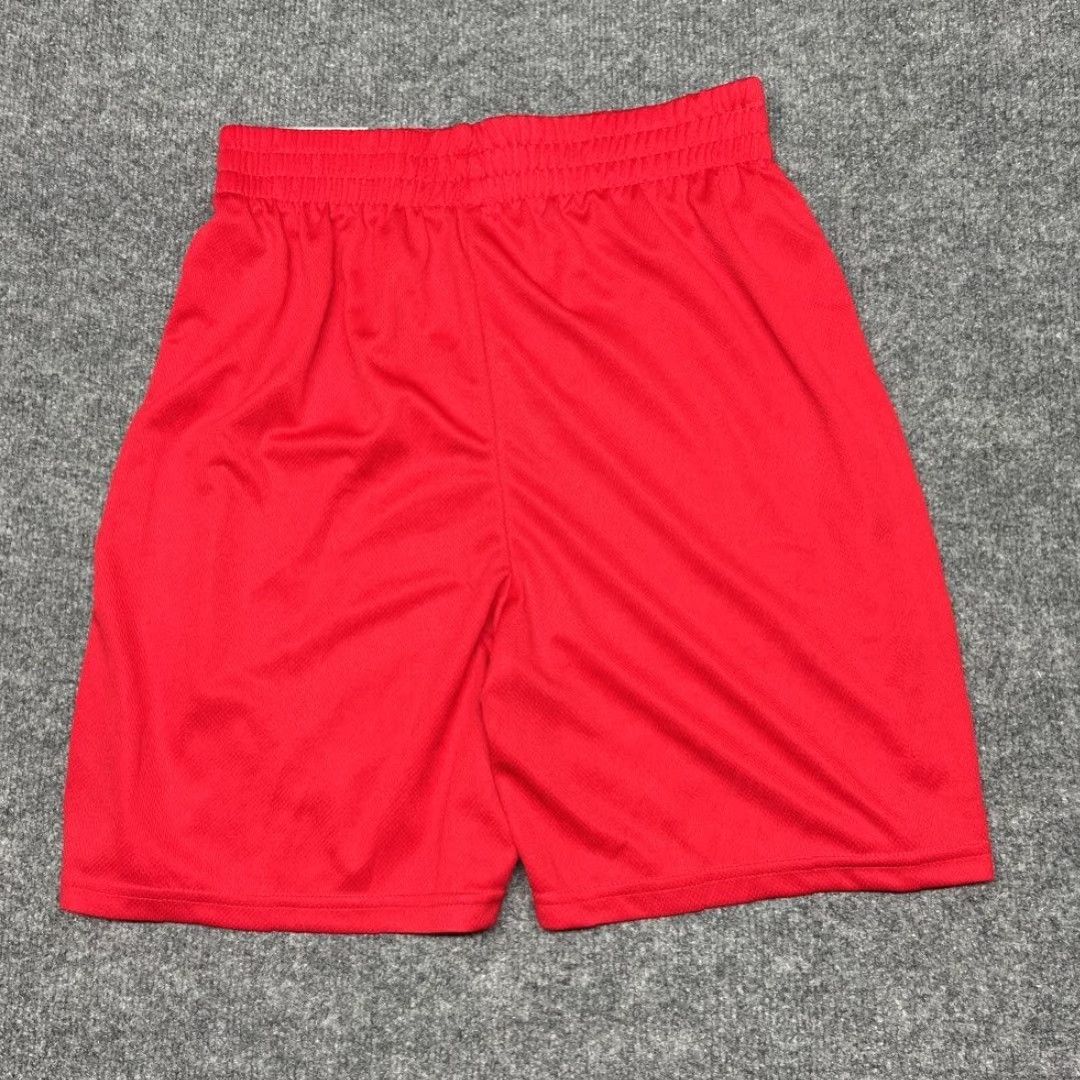 Vintage Rue21 Athletic Shorts Womens S Red Pull On Stretch Epic Stripe Longer Length New Size 28" / US 6 / IT 42 - 4 Thumbnail