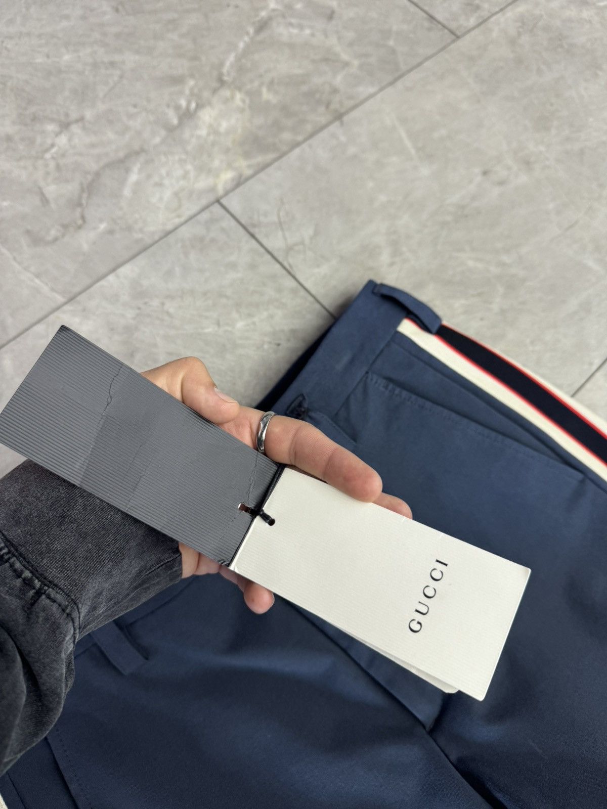 Gucci Gucci Side Striped Stretch Trouser Joggers Size US 32 / EU 48 - 6 Thumbnail