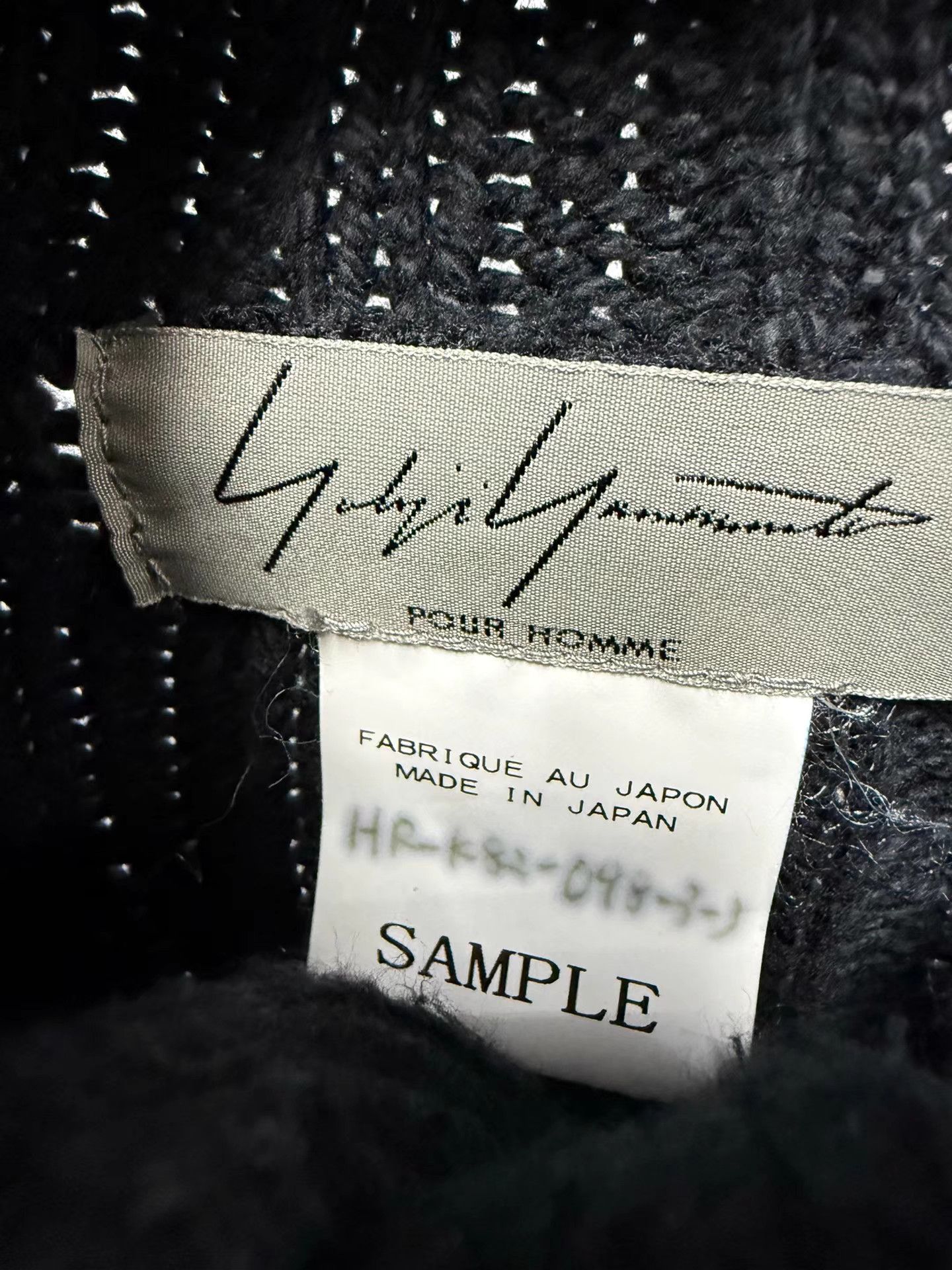 Yohji Yamamoto Yohji Yamamoto Pour Homme Patchwork Long Sweater Coat K20 Size US L / EU 52-54 / 3 - 5 Thumbnail