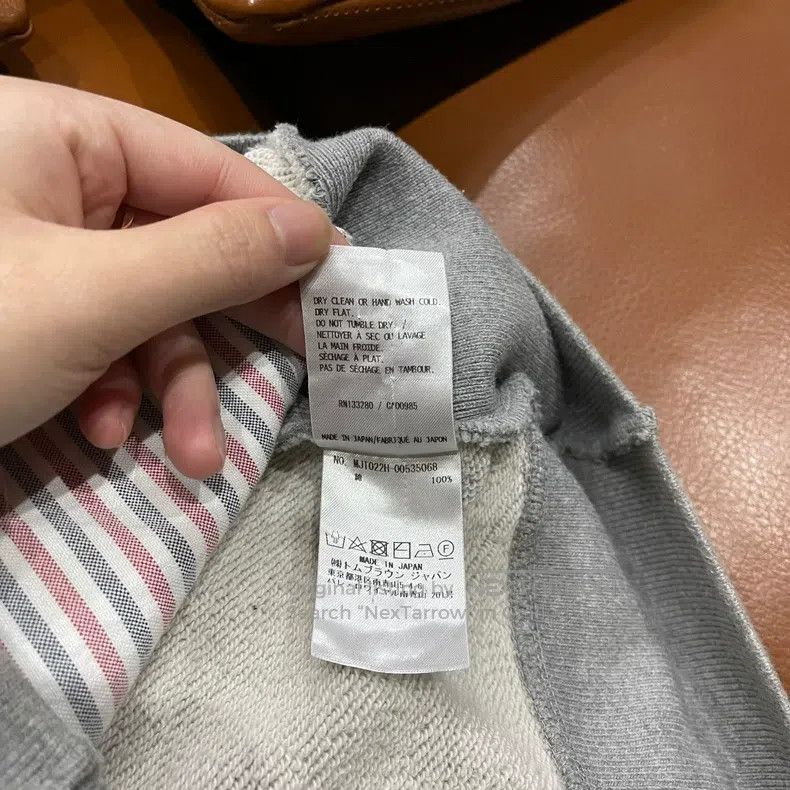 Thom Browne Thom Browne Gray Knit Zipper Hoodie Size US M / EU 48-50 / 2 - 7 Thumbnail
