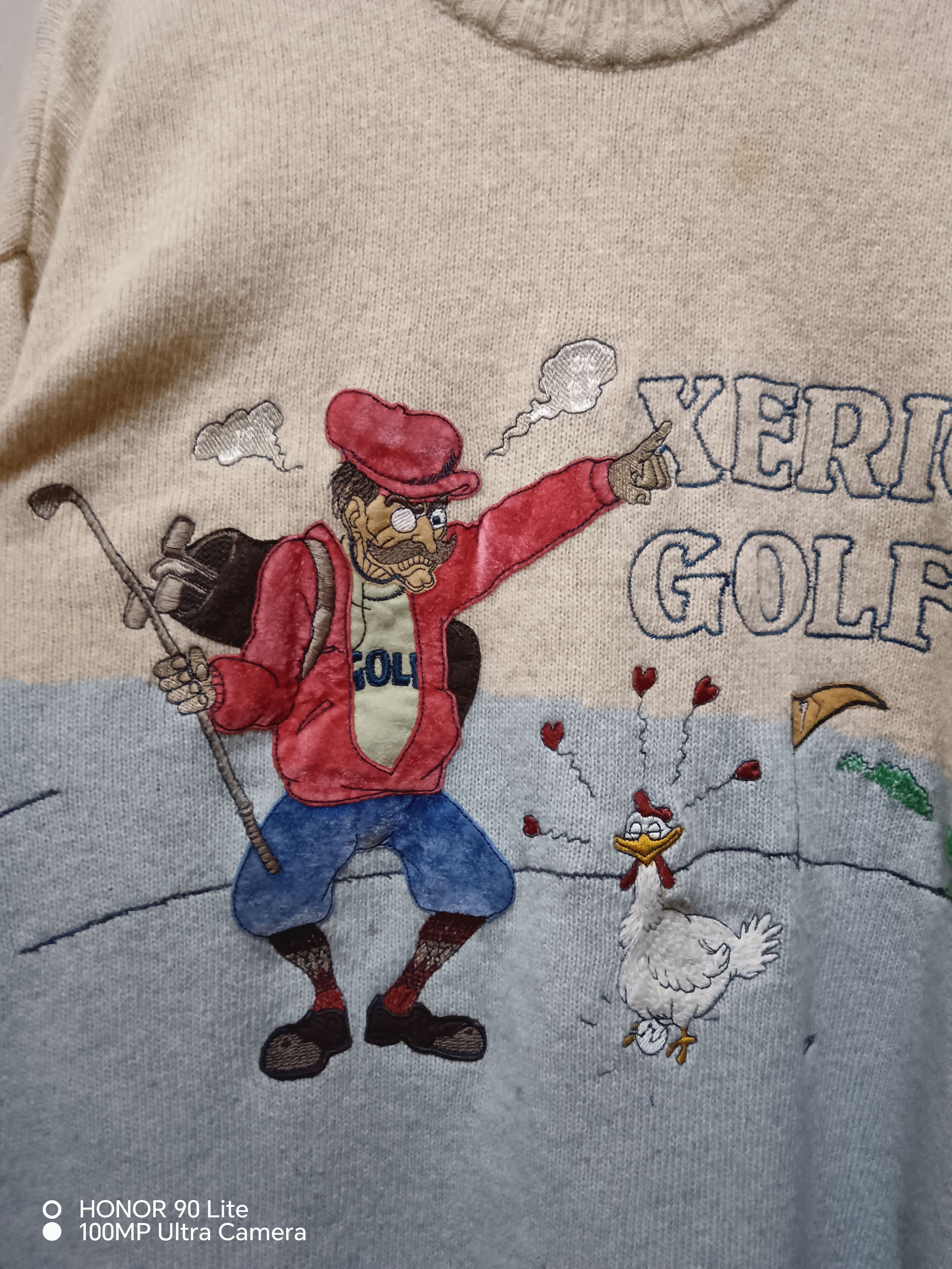 Vintage KNITWEAR XERIO golf VINTAGE Size US XL / EU 56 / 4 - 5 Thumbnail