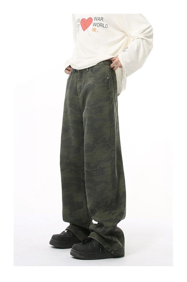 Japanese Brand × Jean Camouflage cleanfit basic straight dark wash jeans Size US 32 / EU 48 - 3 Thumbnail