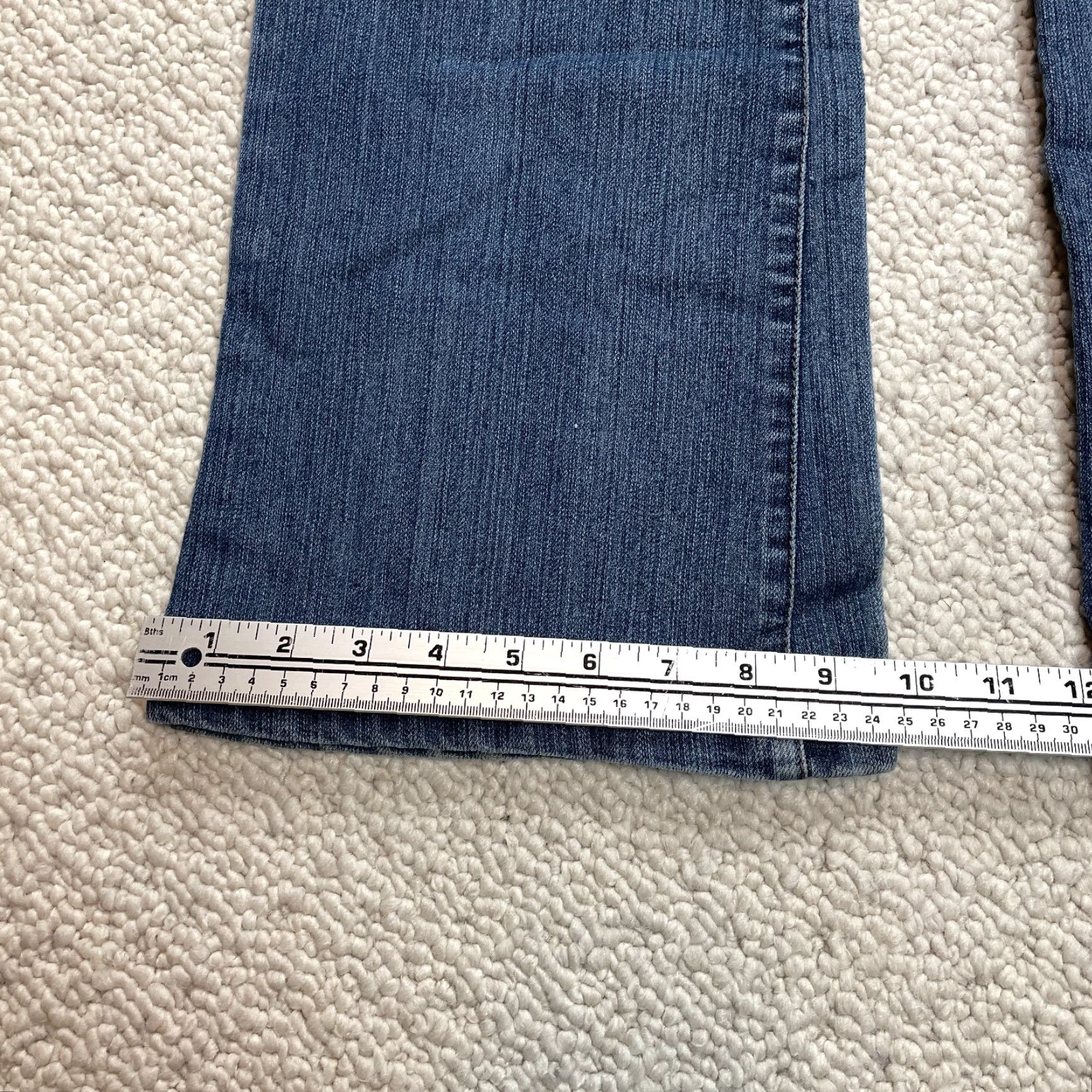 Vintage BandolinoBlu Jeans Womens 8 Blue Denim Dark Wash Bootcut Missy Mid Rise 35x31 Jeans Size 30" / US 8 / IT 44 - 4 Thumbnail