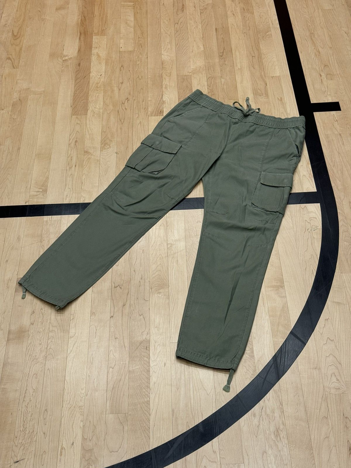 image of John Elliott John Elliot Green Cargo Pants, Men's (Size 32)