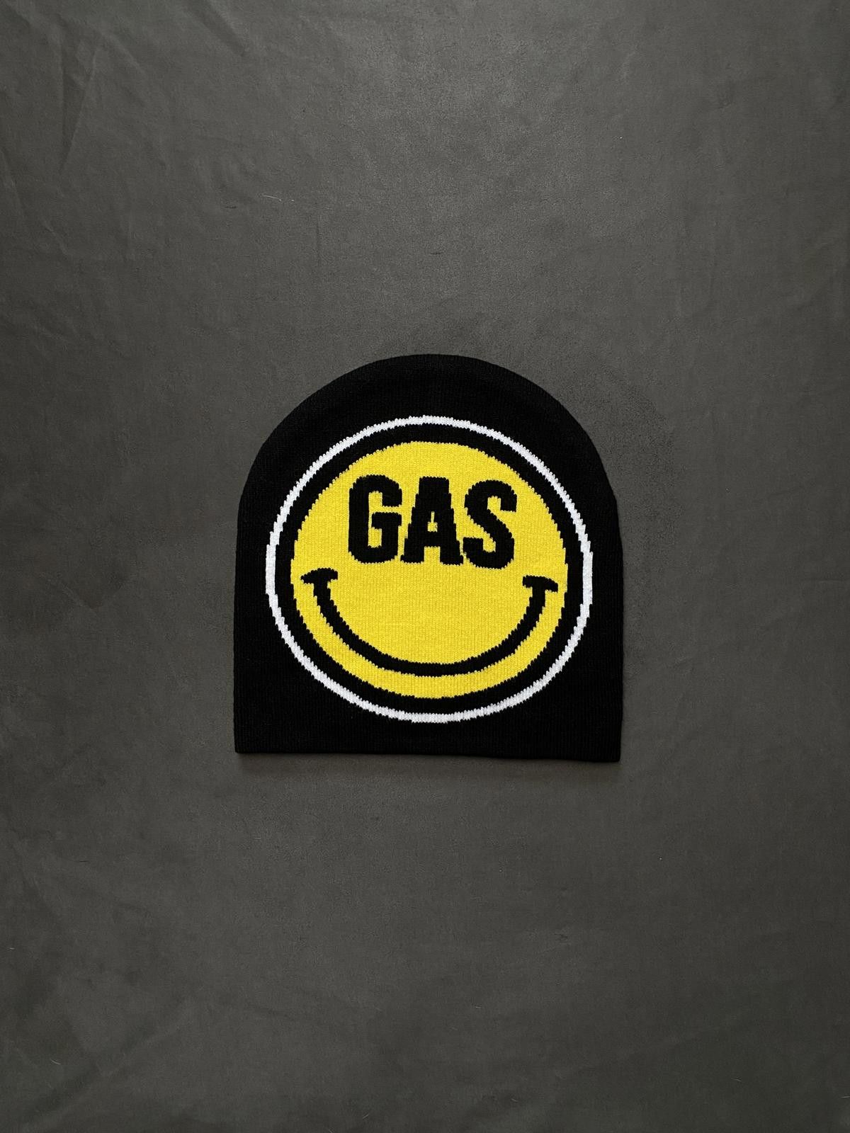 Japanese Brand Get Gas Dup Classic Logo Graphic No Cuff Black Beanie Hats Size ONE SIZE - 1 Thumbnail