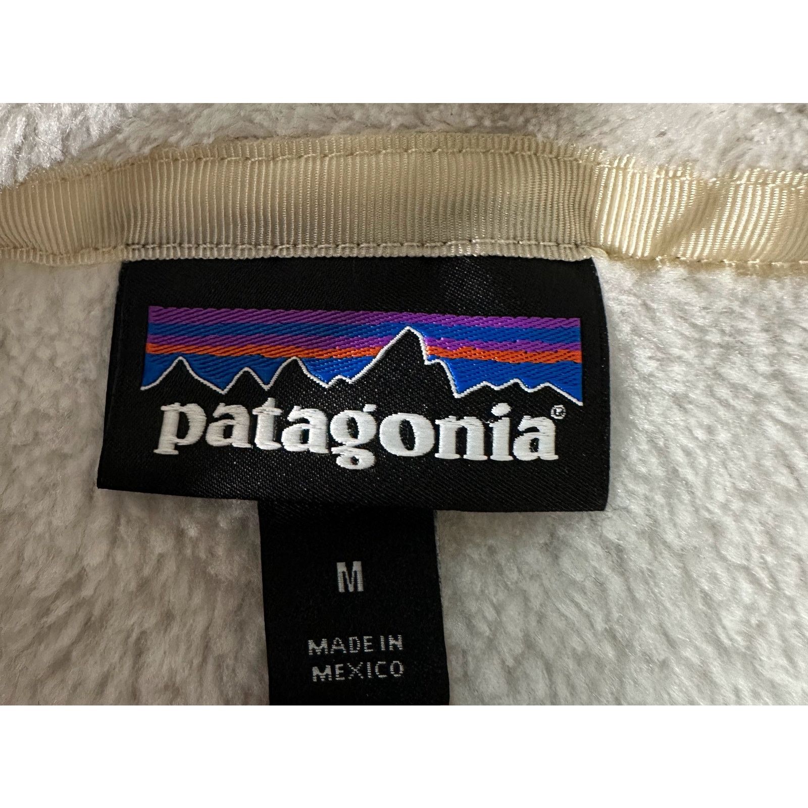 Patagonia Patagonia Re-Tool Snap-T Fleece Jacket Womens White Pullover Size M / US 6-8 / IT 42-44 - 7 Thumbnail