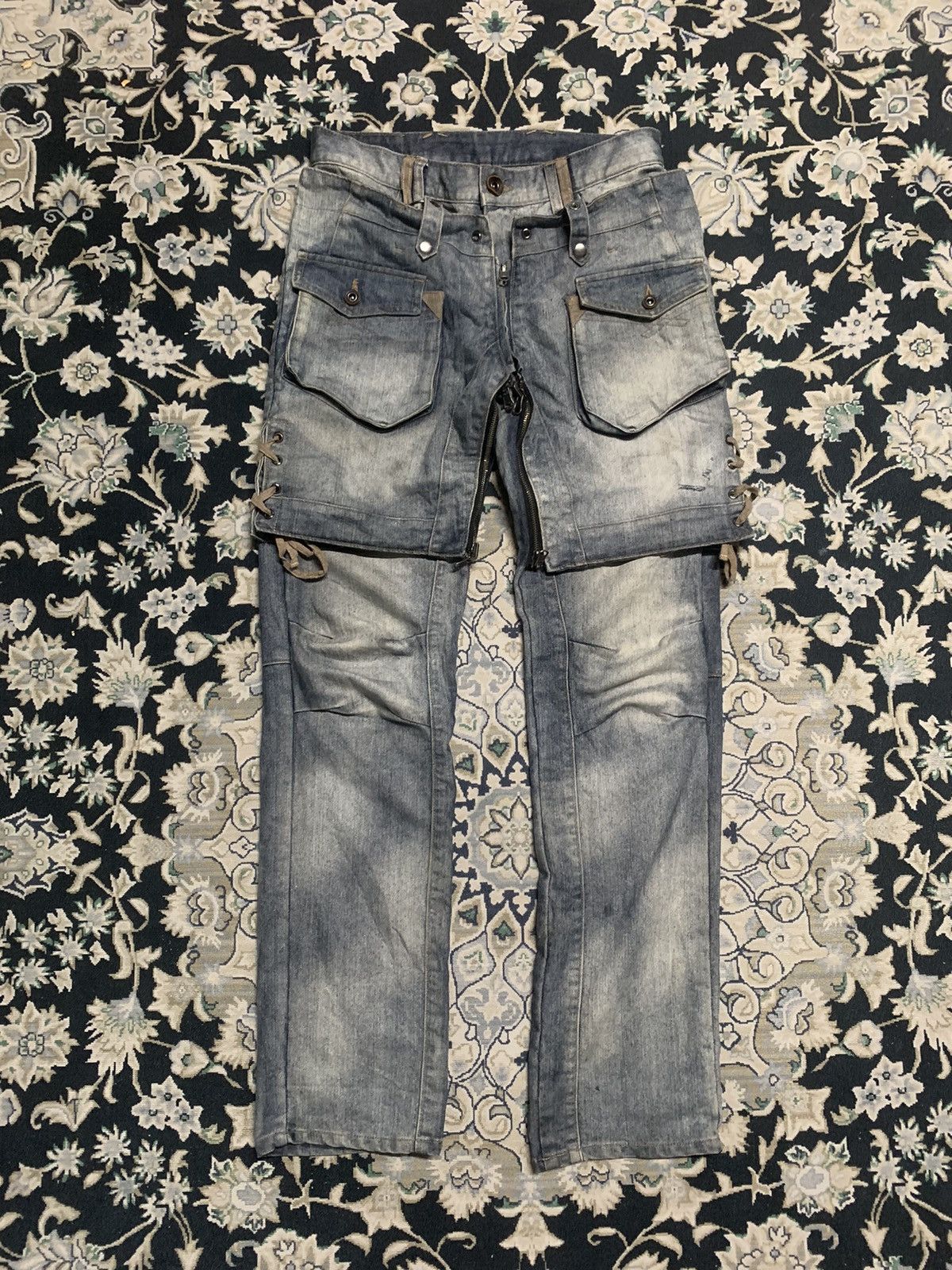 PPFM PPFM DESTRUCT PRODUCT JEANS Size US 32 / EU 48 - 12 Thumbnail
